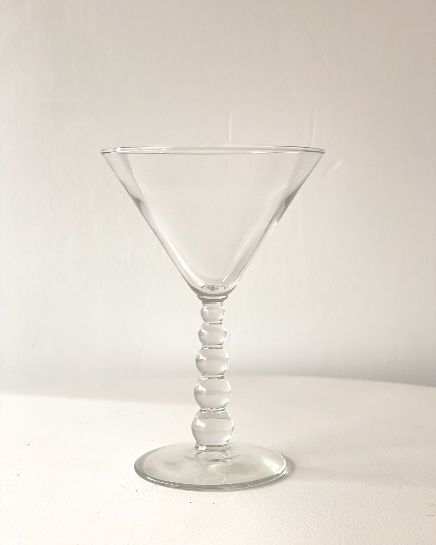 Beaded Stem Cocktail Glasses (set of 2)