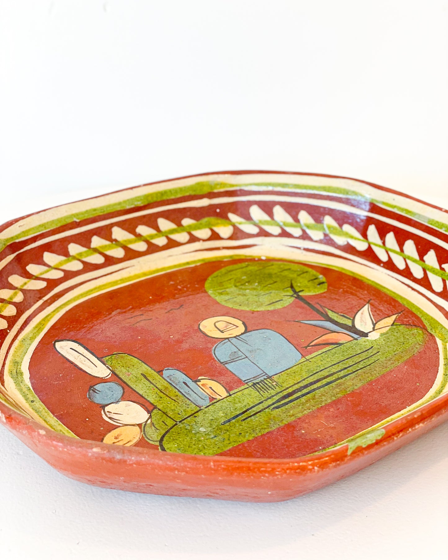 Mexican Bird Watcher Plate