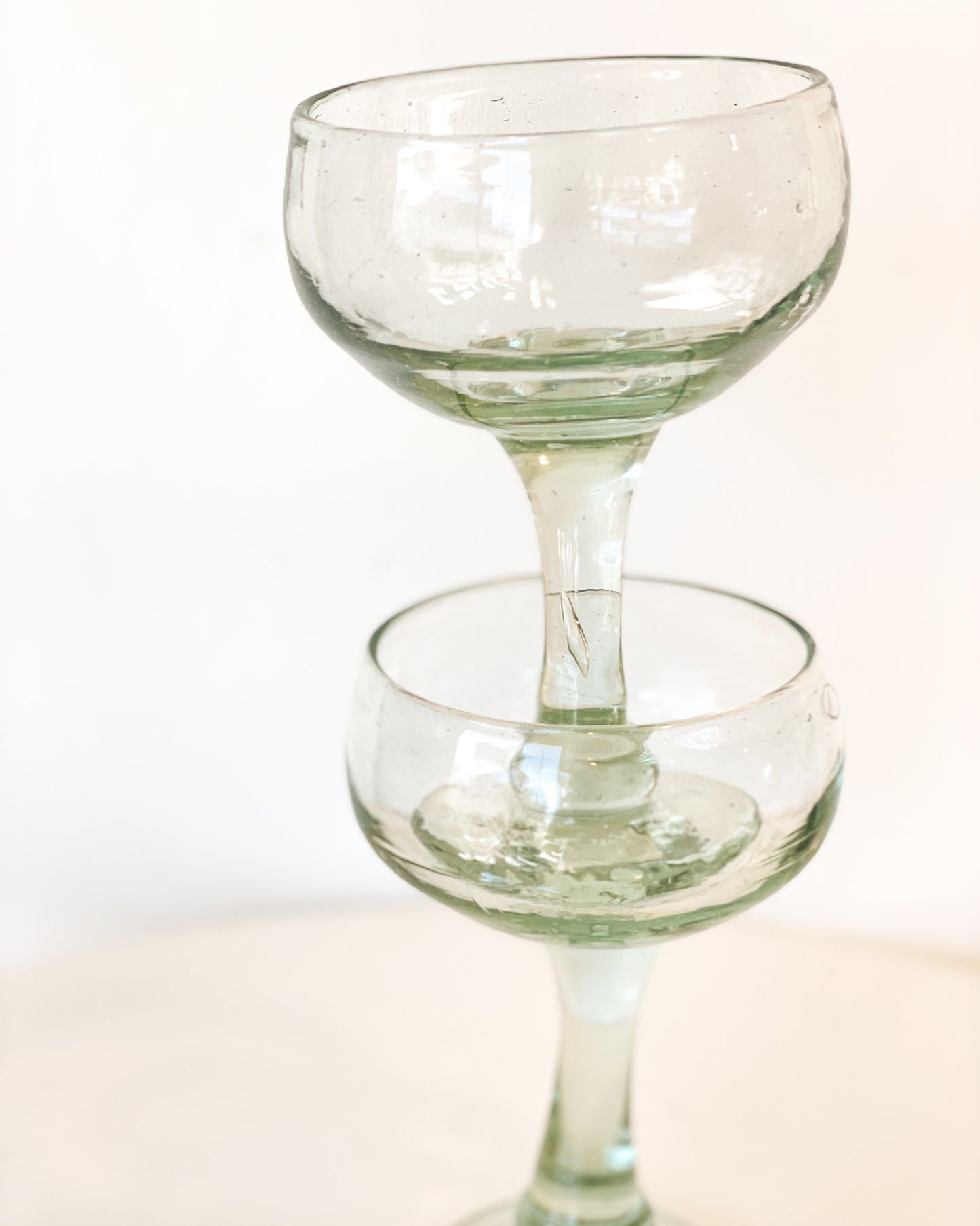 Mexican Blown Cocktail Glasses (set of 2)