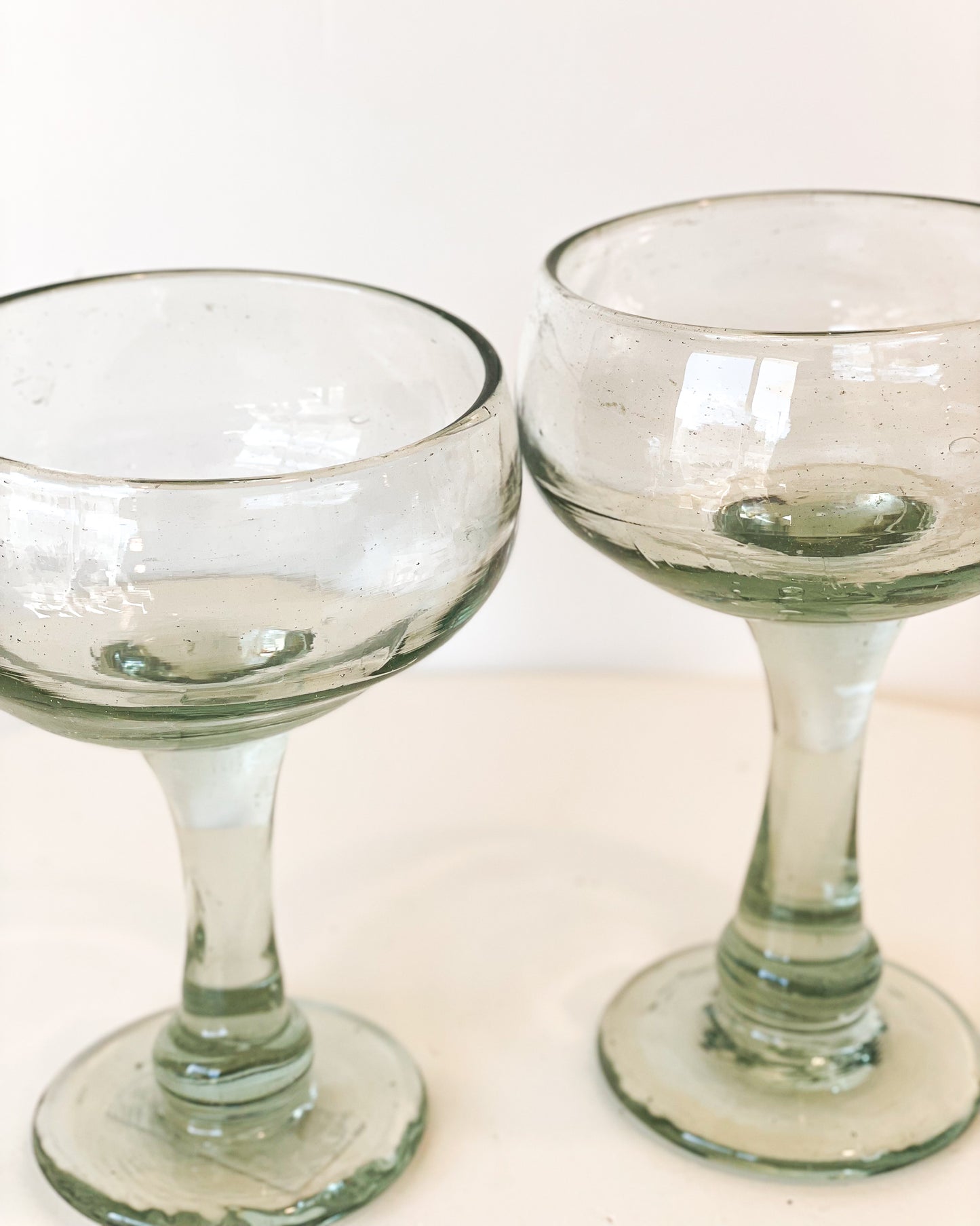 Mexican Blown Cocktail Glasses (set of 2)