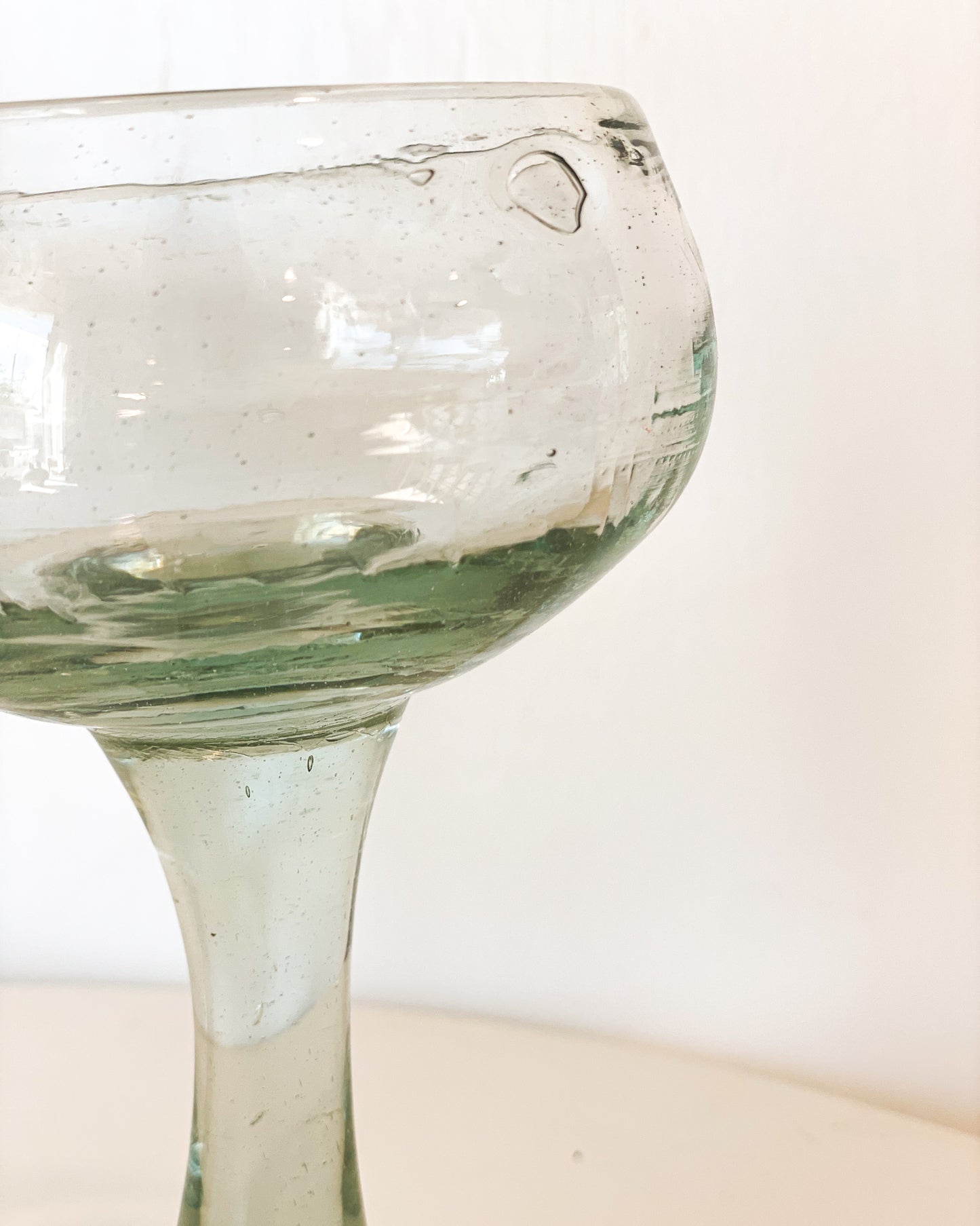 Mexican Blown Cocktail Glasses (set of 2)
