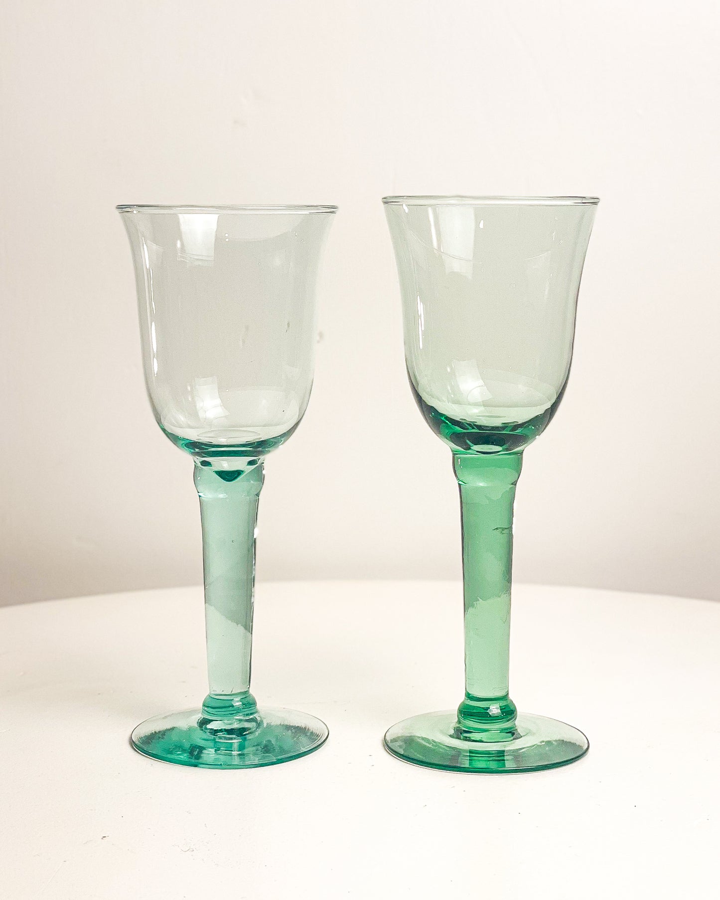 Blown Wine Glasses (set of 2) 3 sets available