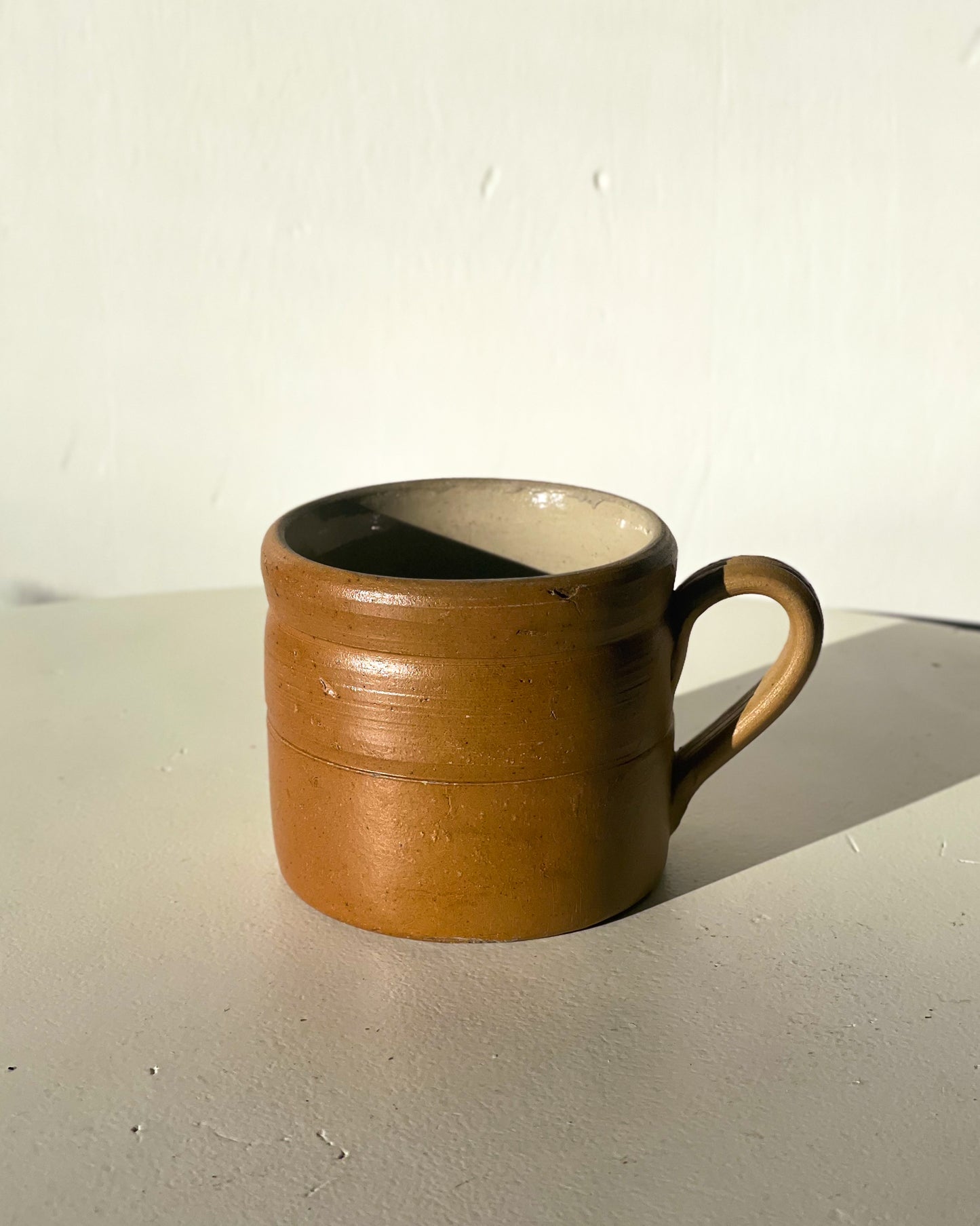 Brown Studio Pottery Mug