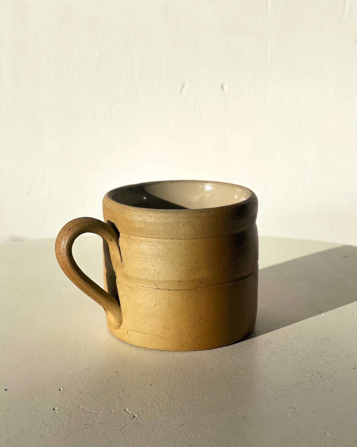 Brown Studio Pottery Mug