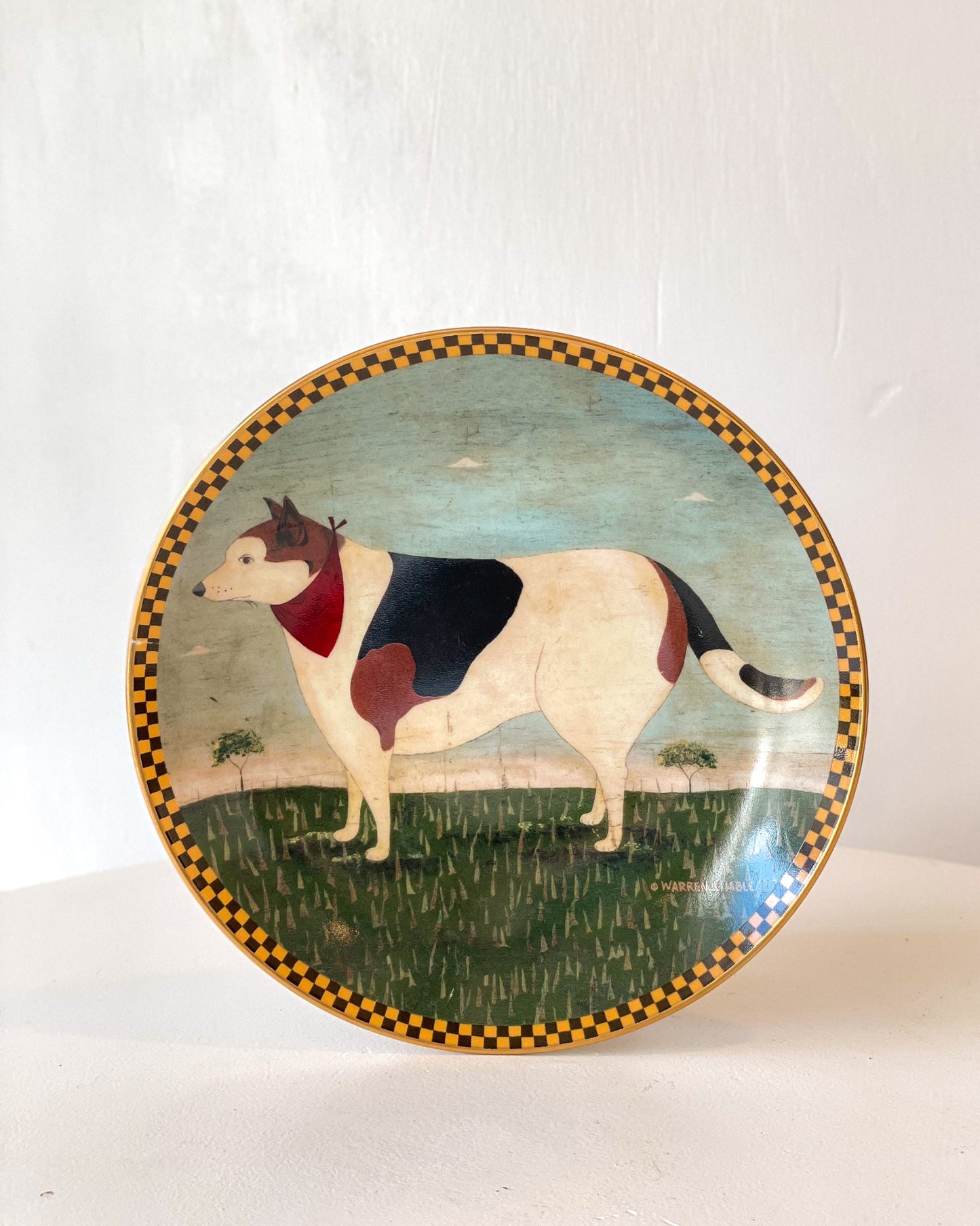 Decorative Dog Plate