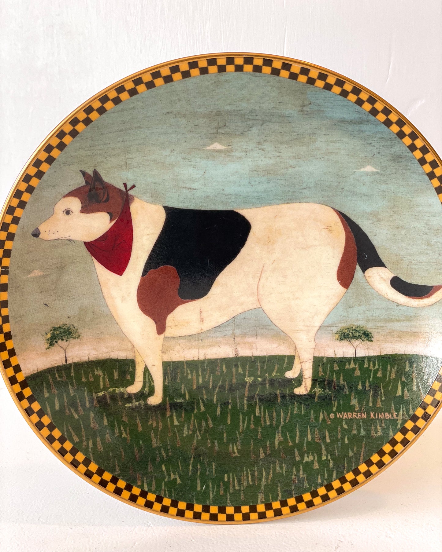 Decorative Dog Plate