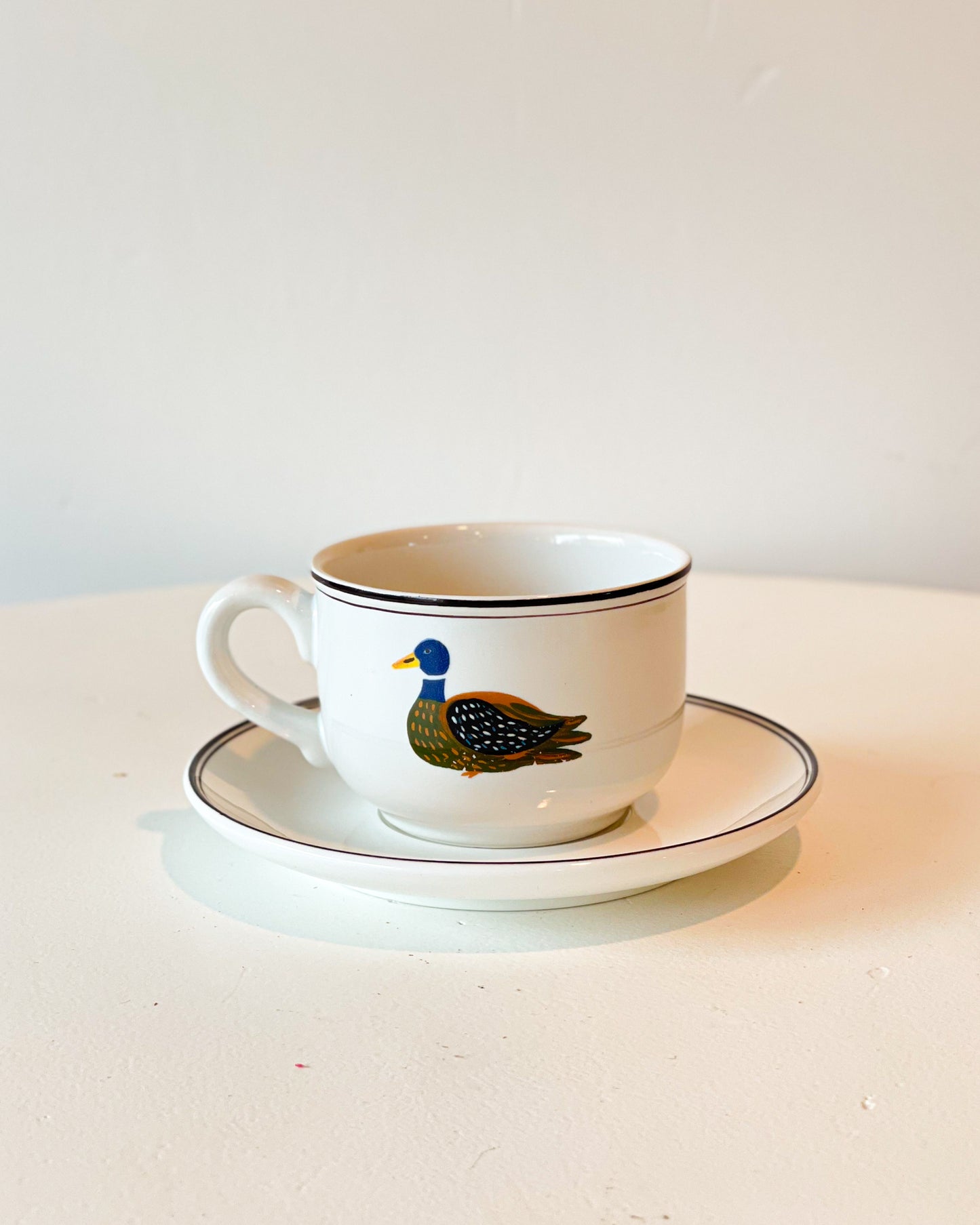 Duck Teacups & Saucers (set of 6)