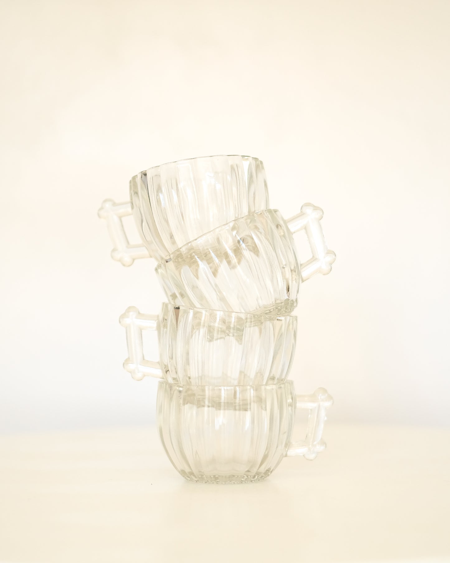 Glass Tea Cup Set (set of 6)