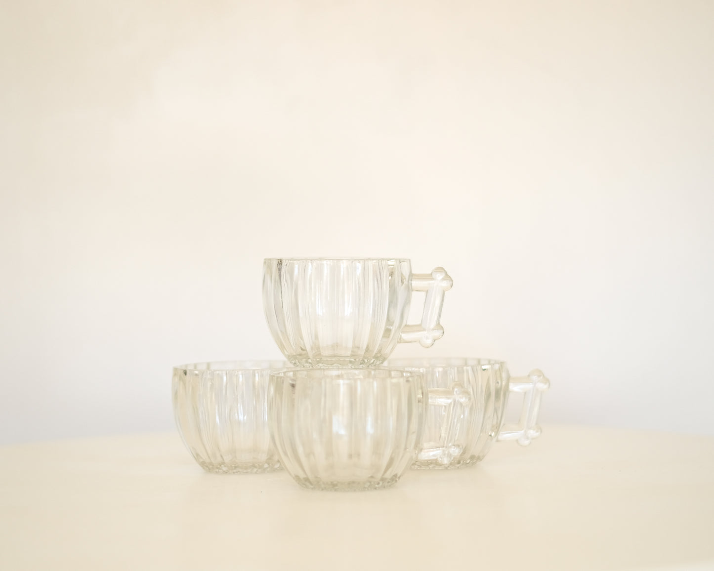 Glass Tea Cup Set (set of 6)