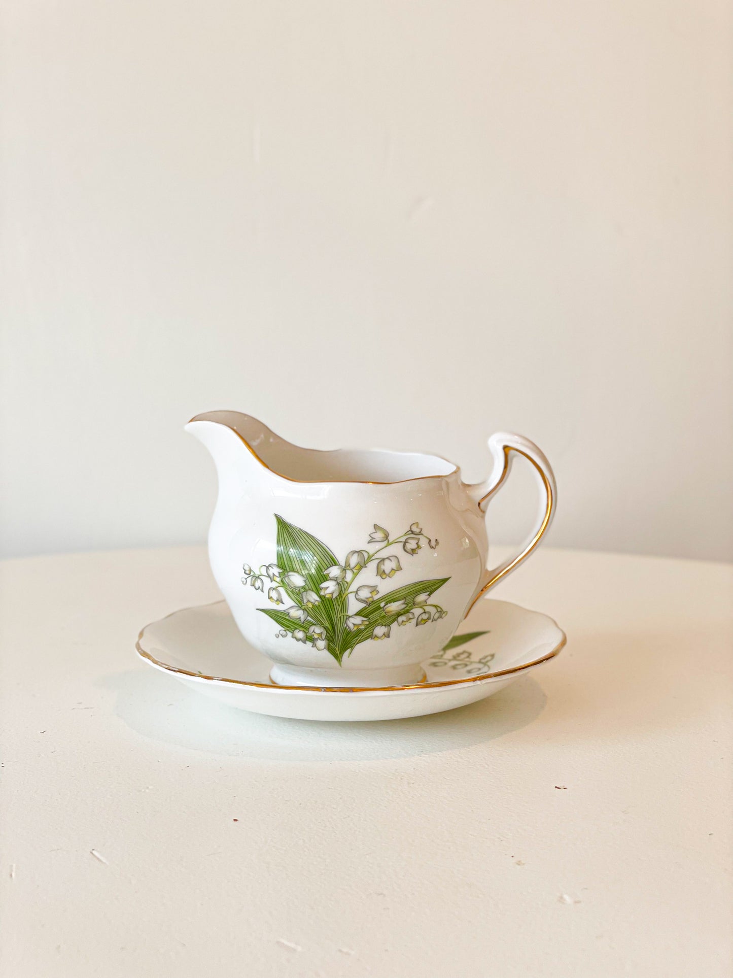 Lily of the valley creamer set