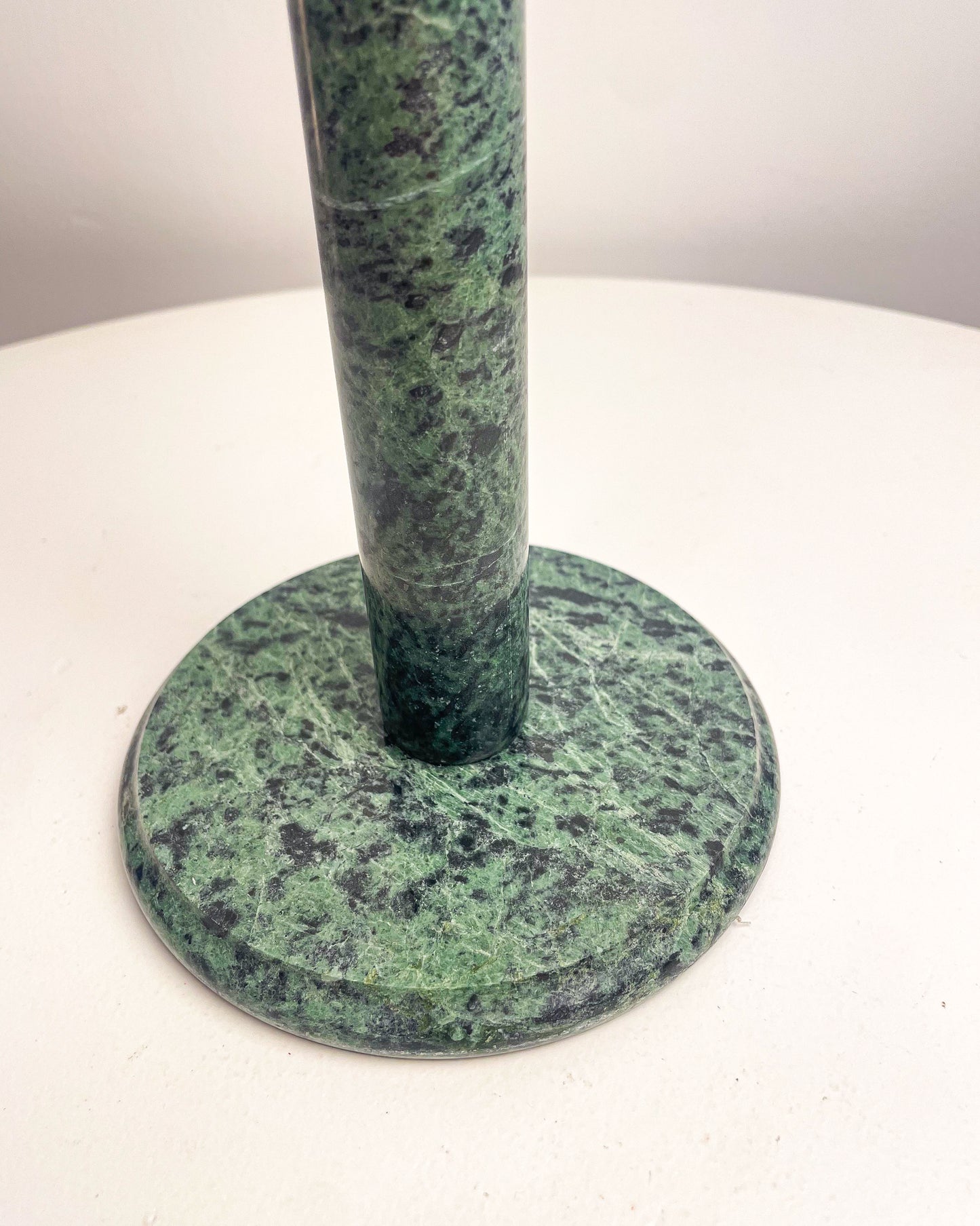 Green Marble Paper Towel Holder