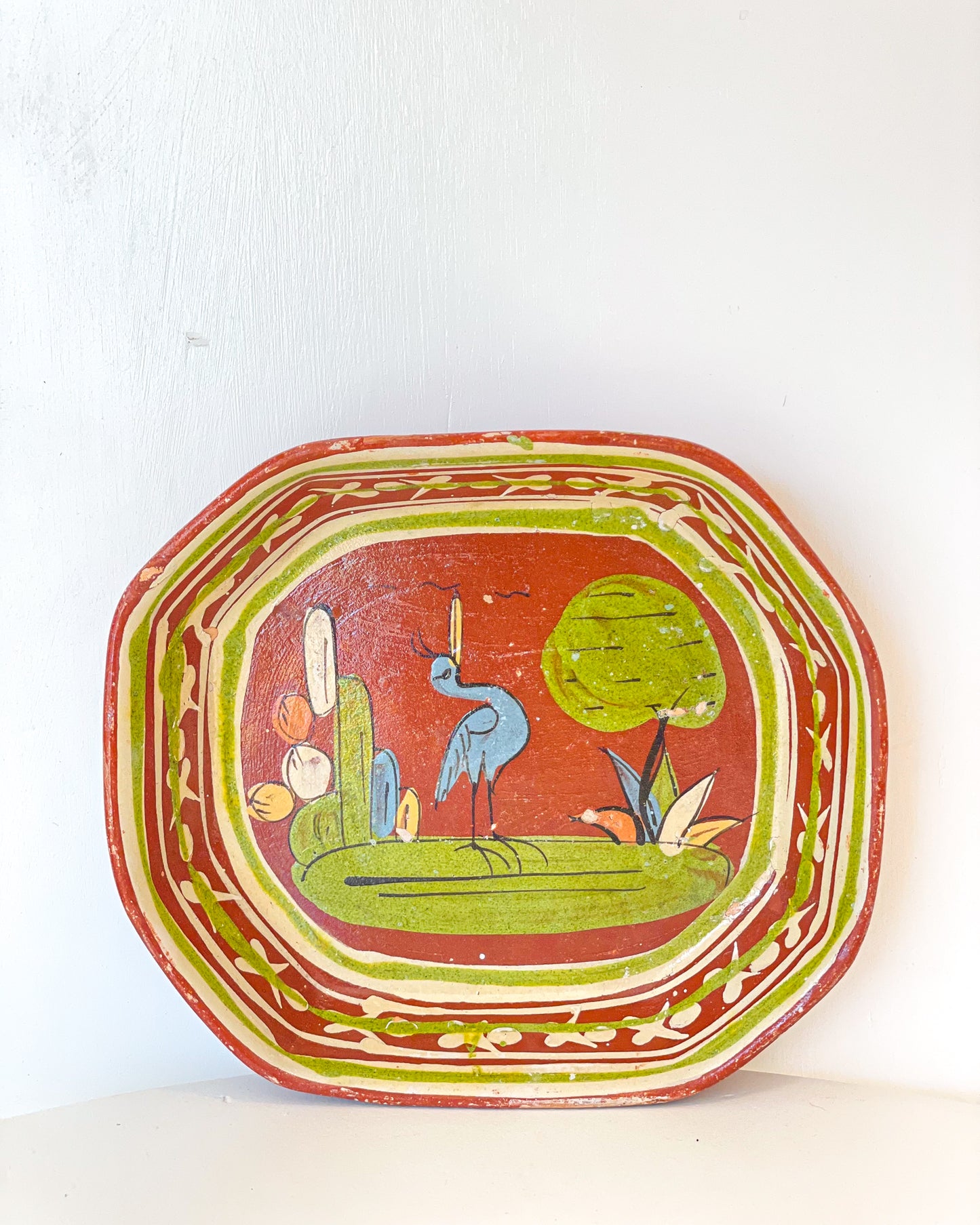 Mexican Bird Plate