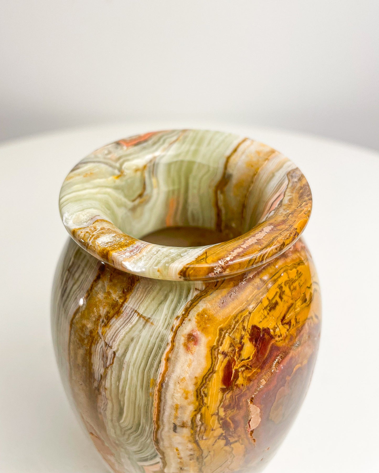 Marbled Onyx Vase