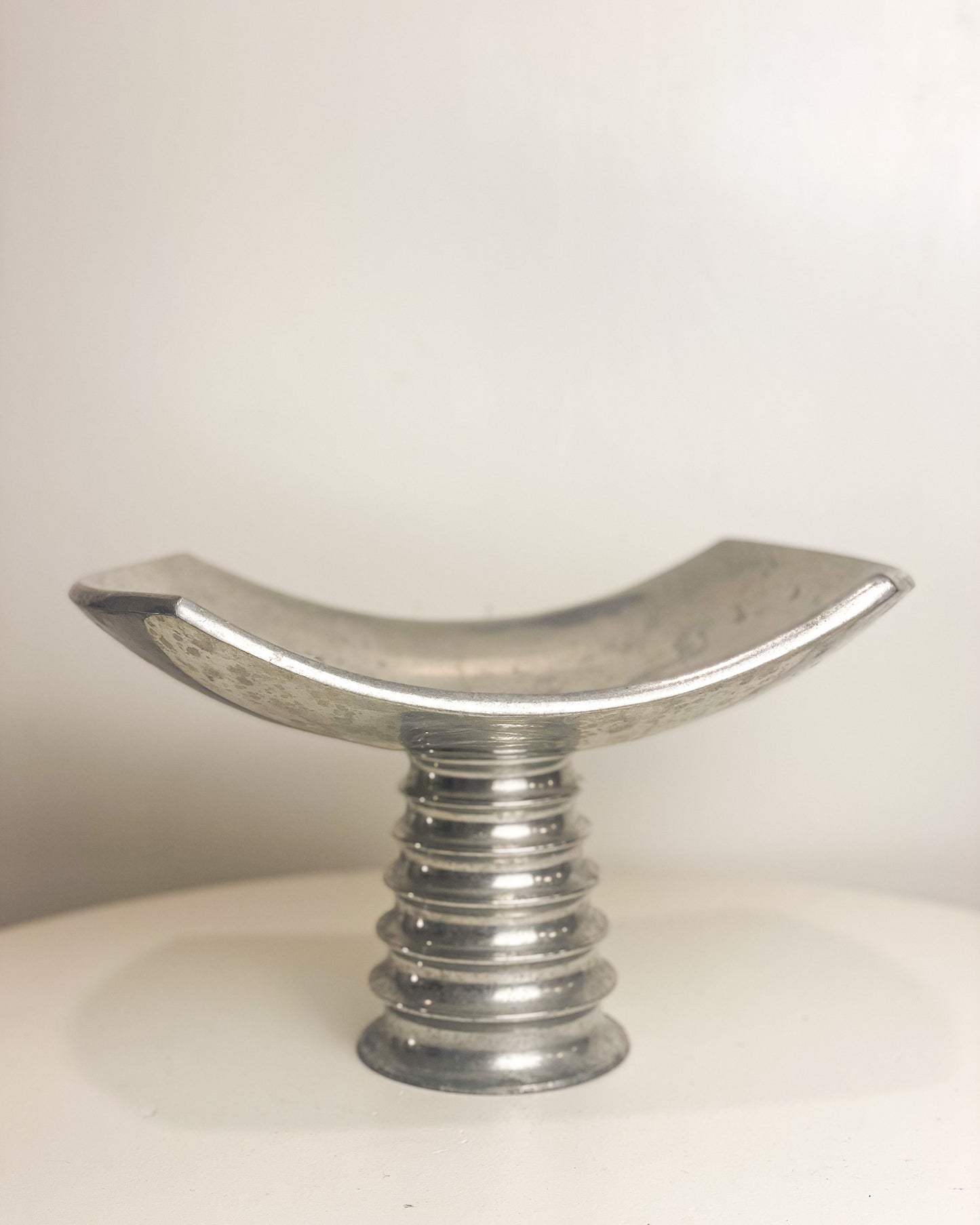 Silver Pedestal Bowl