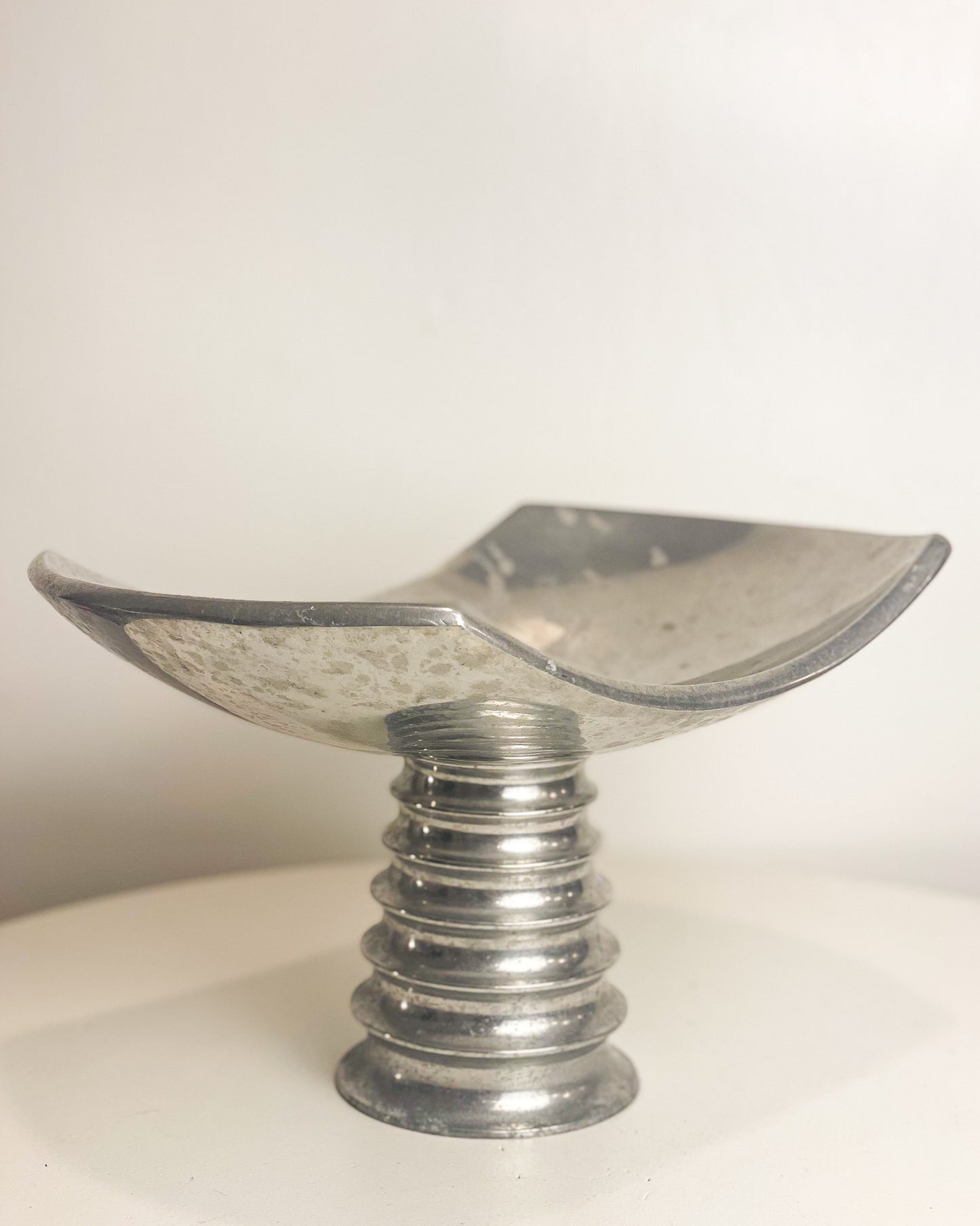 Silver Pedestal Bowl