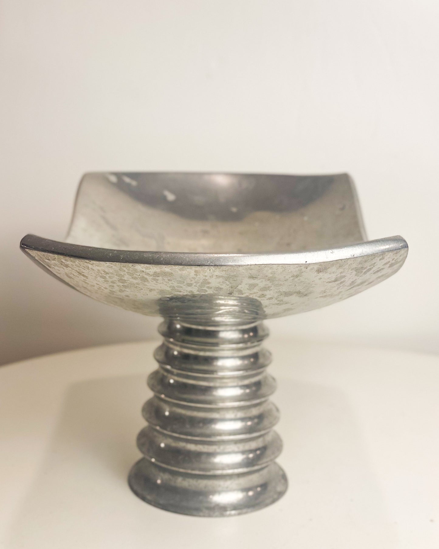 Silver Pedestal Bowl