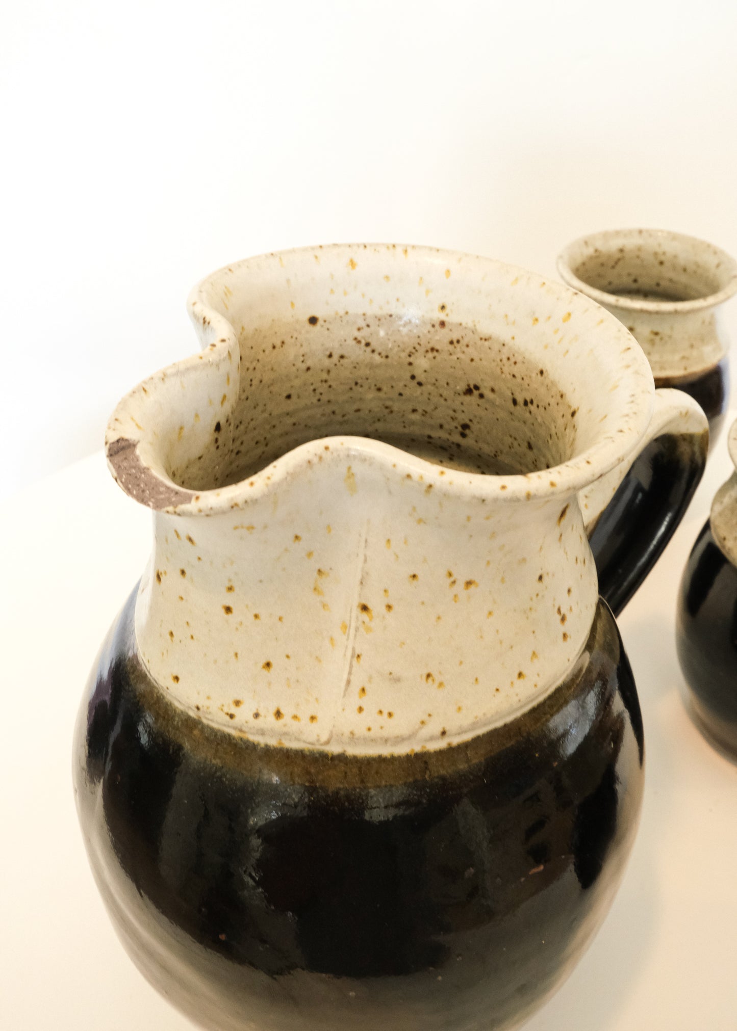 Studio Pottery Pitcher & Tumbler Set
