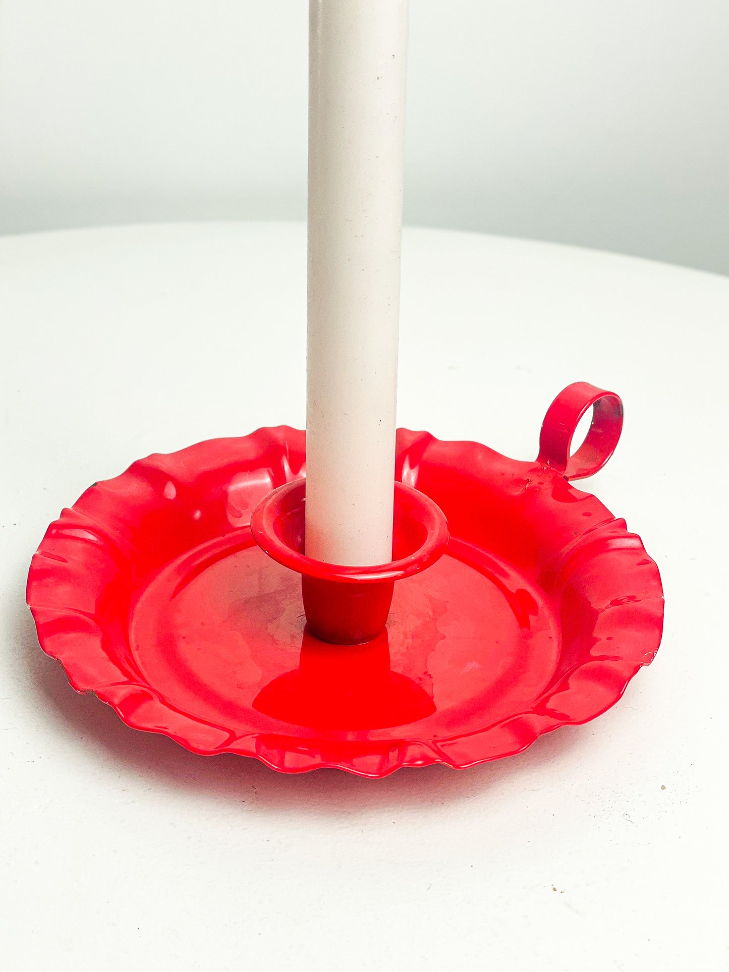 Vintage Enamel Candleholder