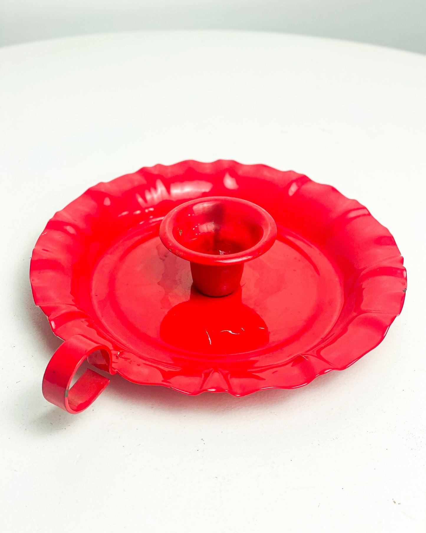 Vintage Enamel Candleholder