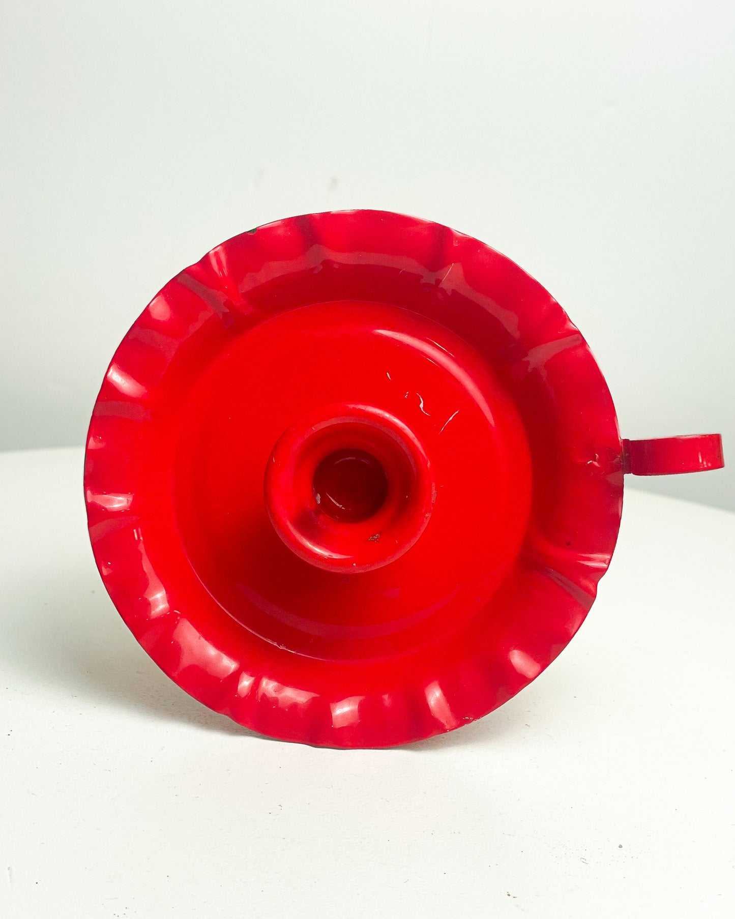 Vintage Enamel Candleholder