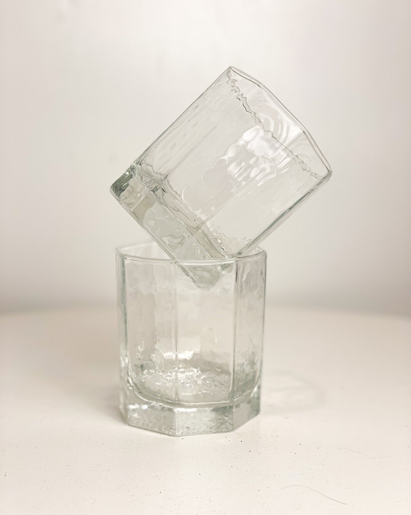 Textured Rocks Glasses (set of 2)