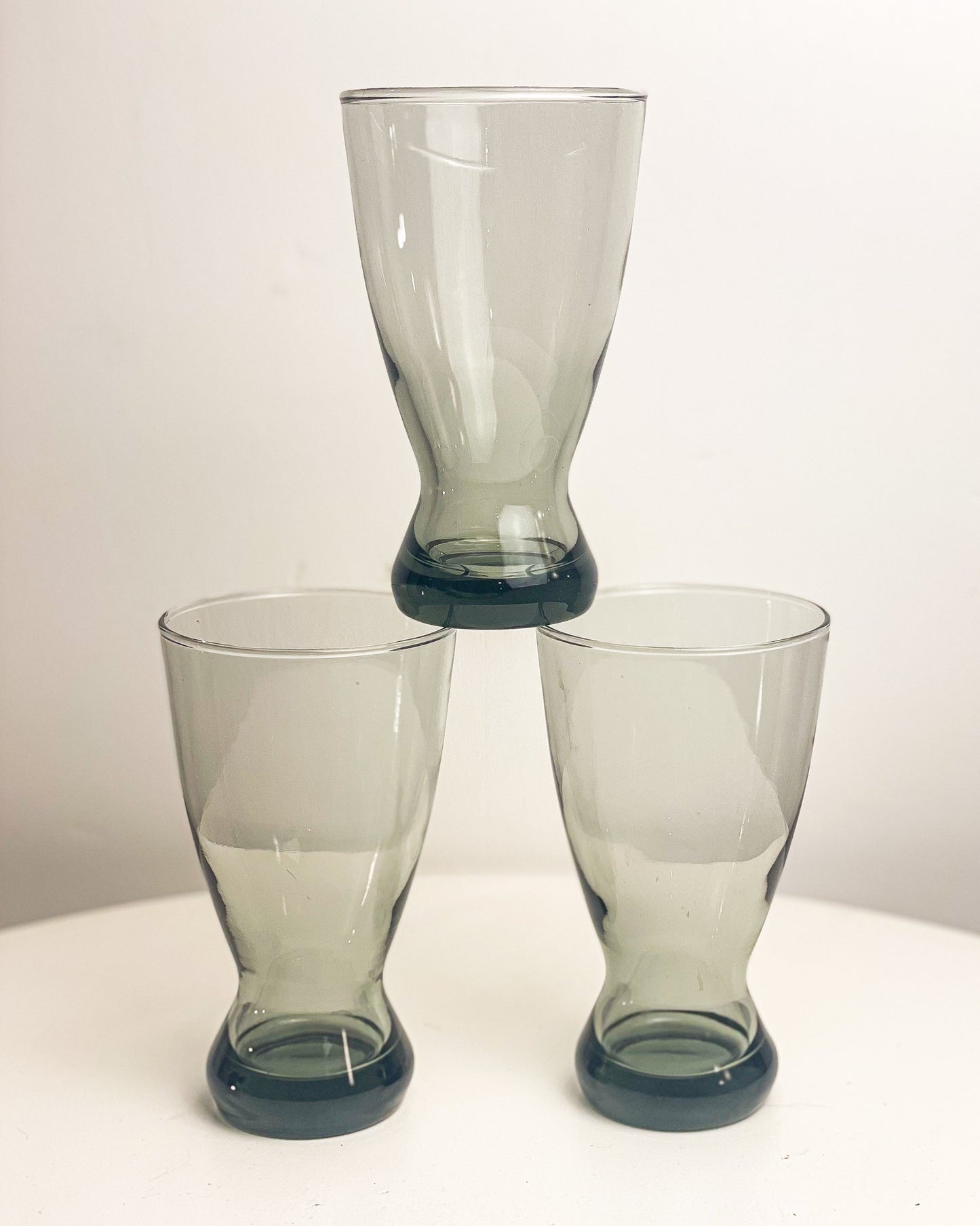 Libbey Smoked Drinking Glasses (set of 4)