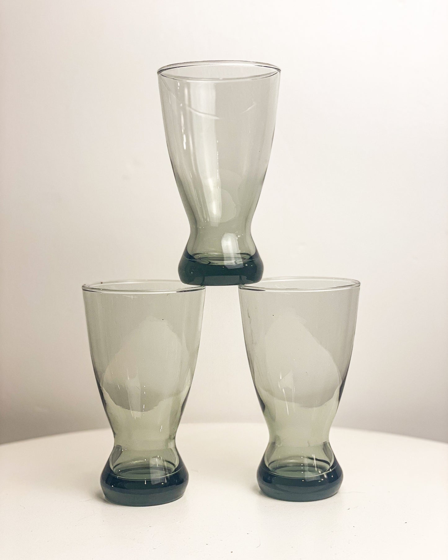 Libbey Smoked Drinking Glasses (set of 4)