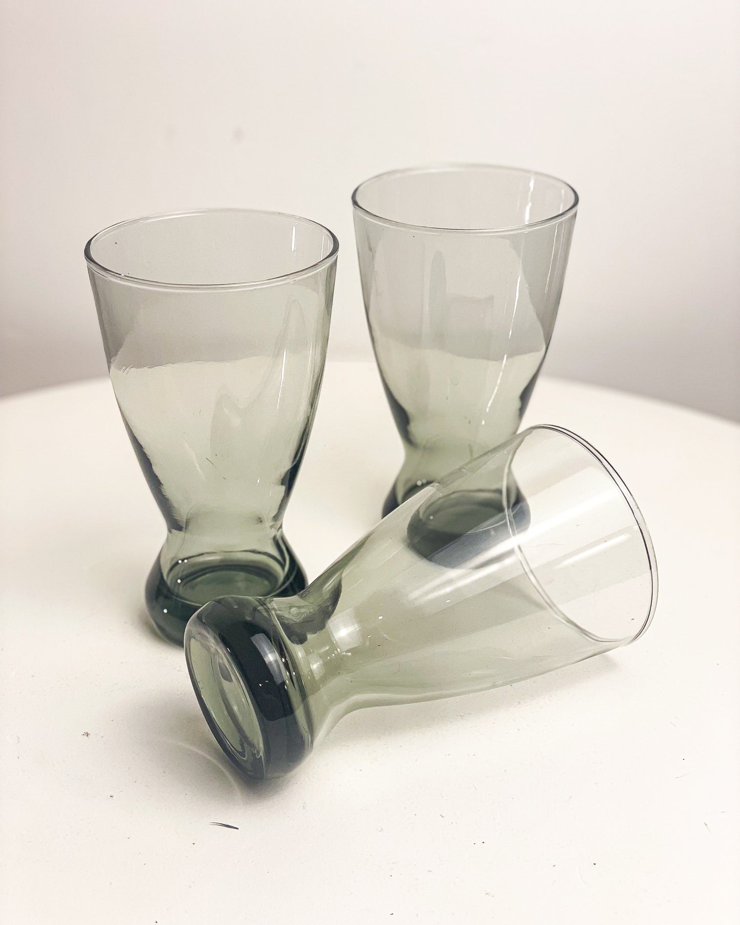 Libbey Smoked Drinking Glasses (set of 4)