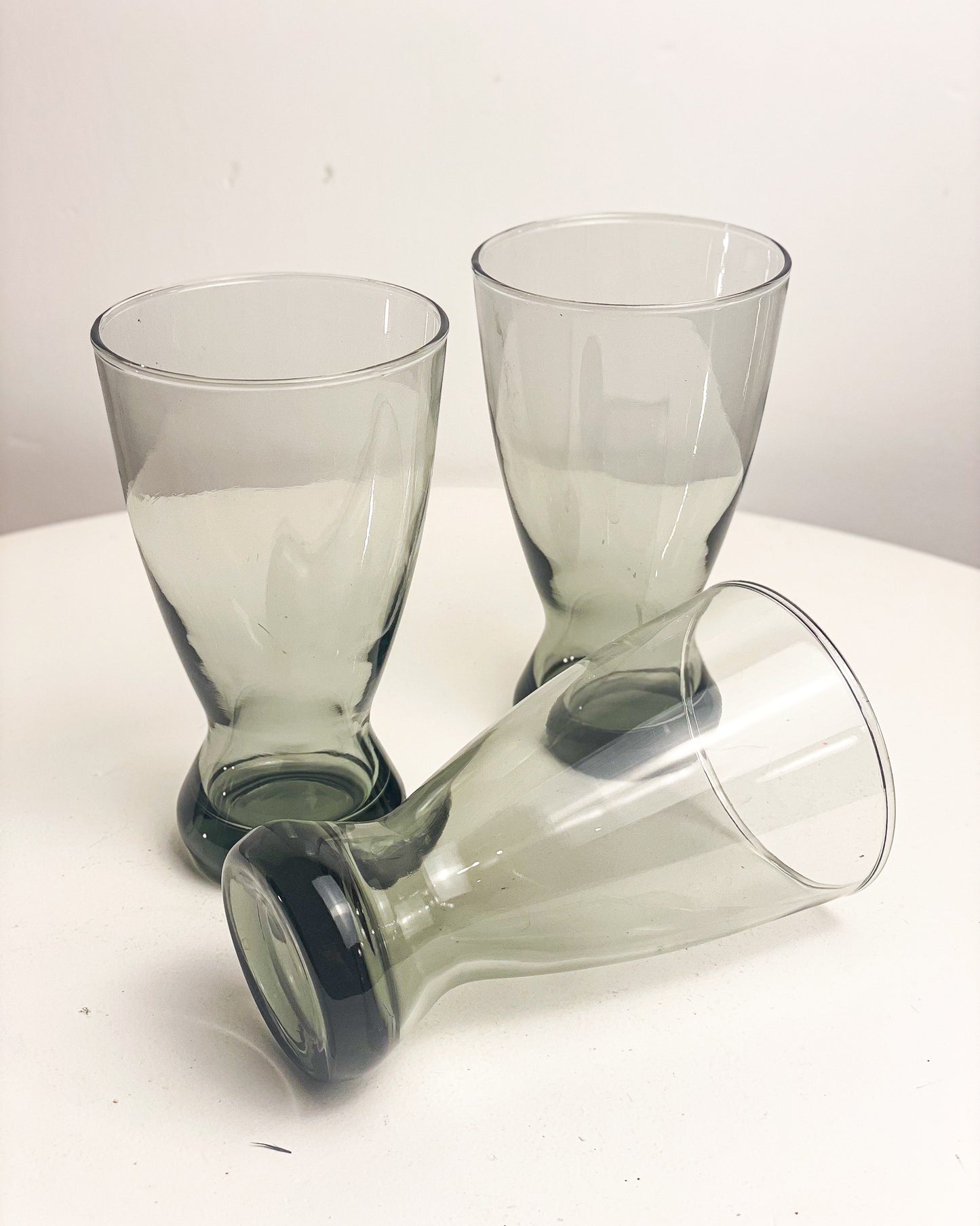 Libbey Smoked Drinking Glasses (set of 4)