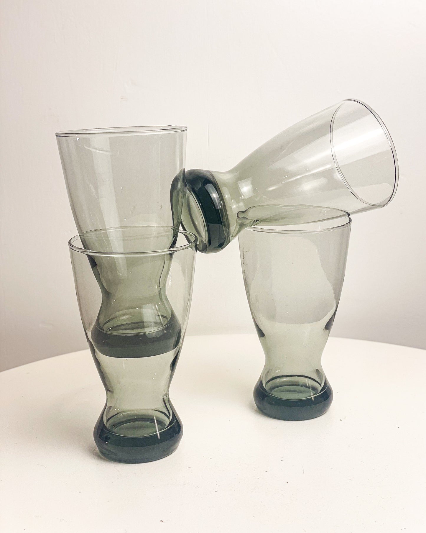 Libbey Smoked Drinking Glasses (set of 4)