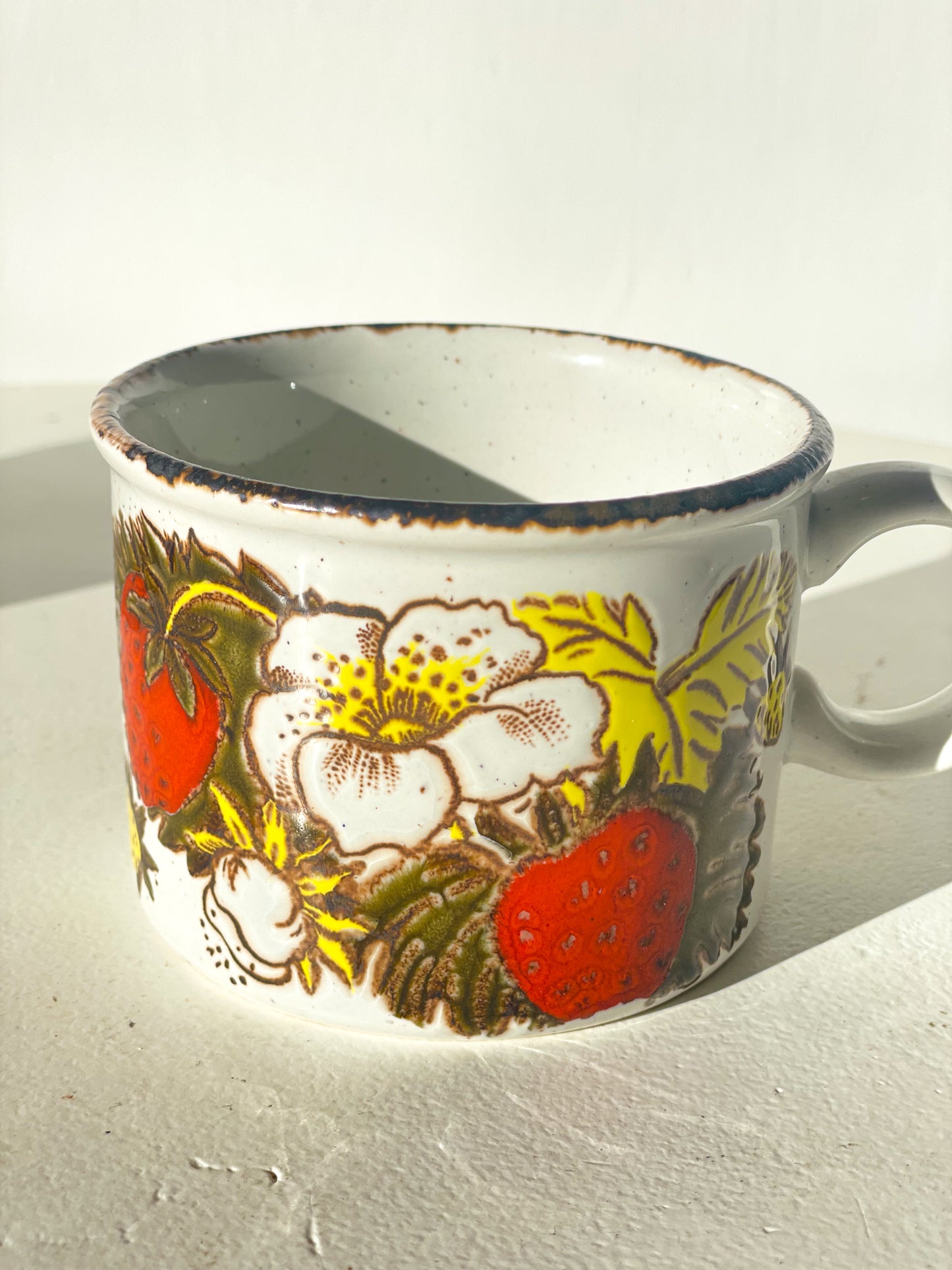 Strawberry Cups & Saucers (set of 4)