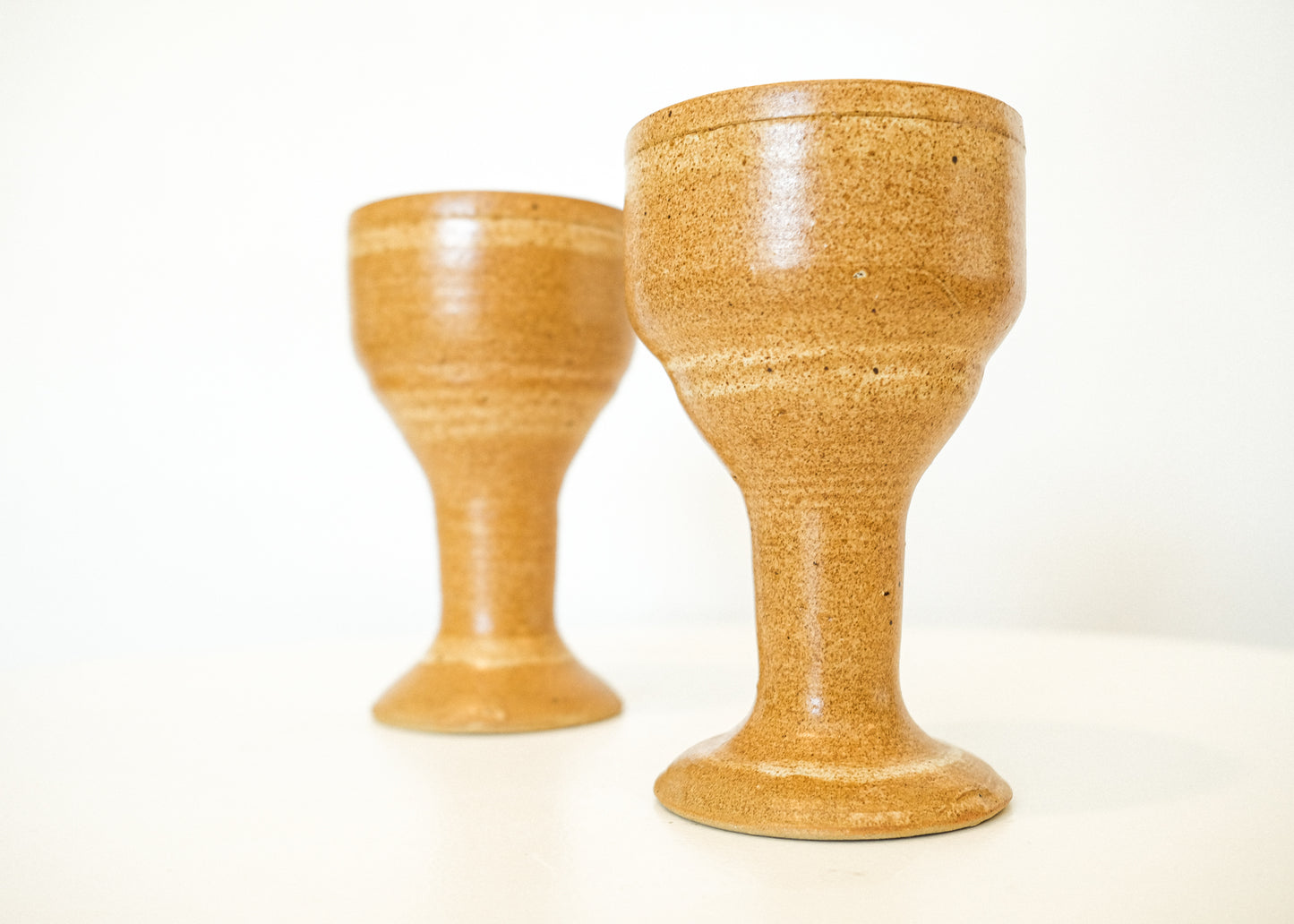 Studio Pottery Goblets (set of 2)