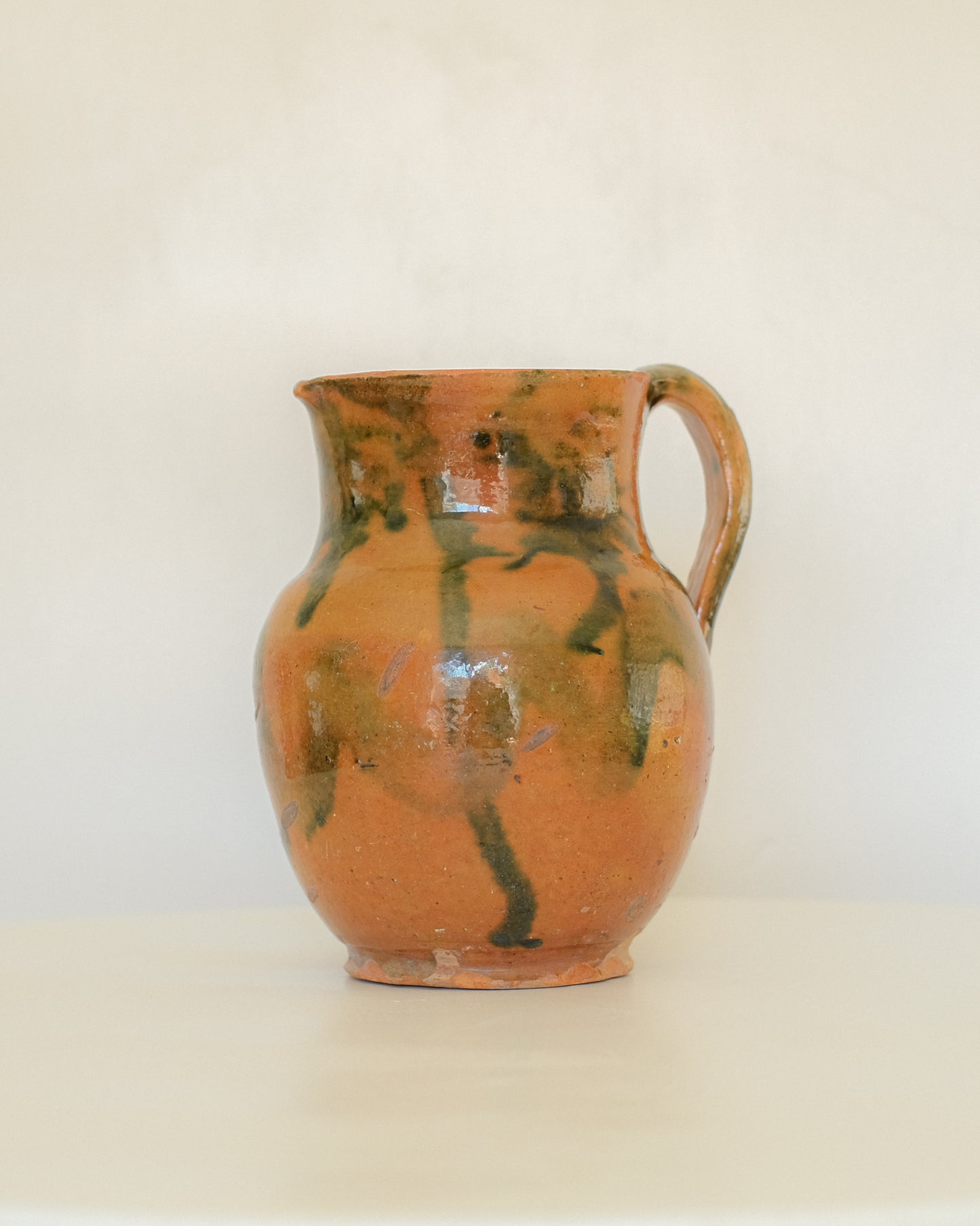Terracotta Studio Pottery Pitcher