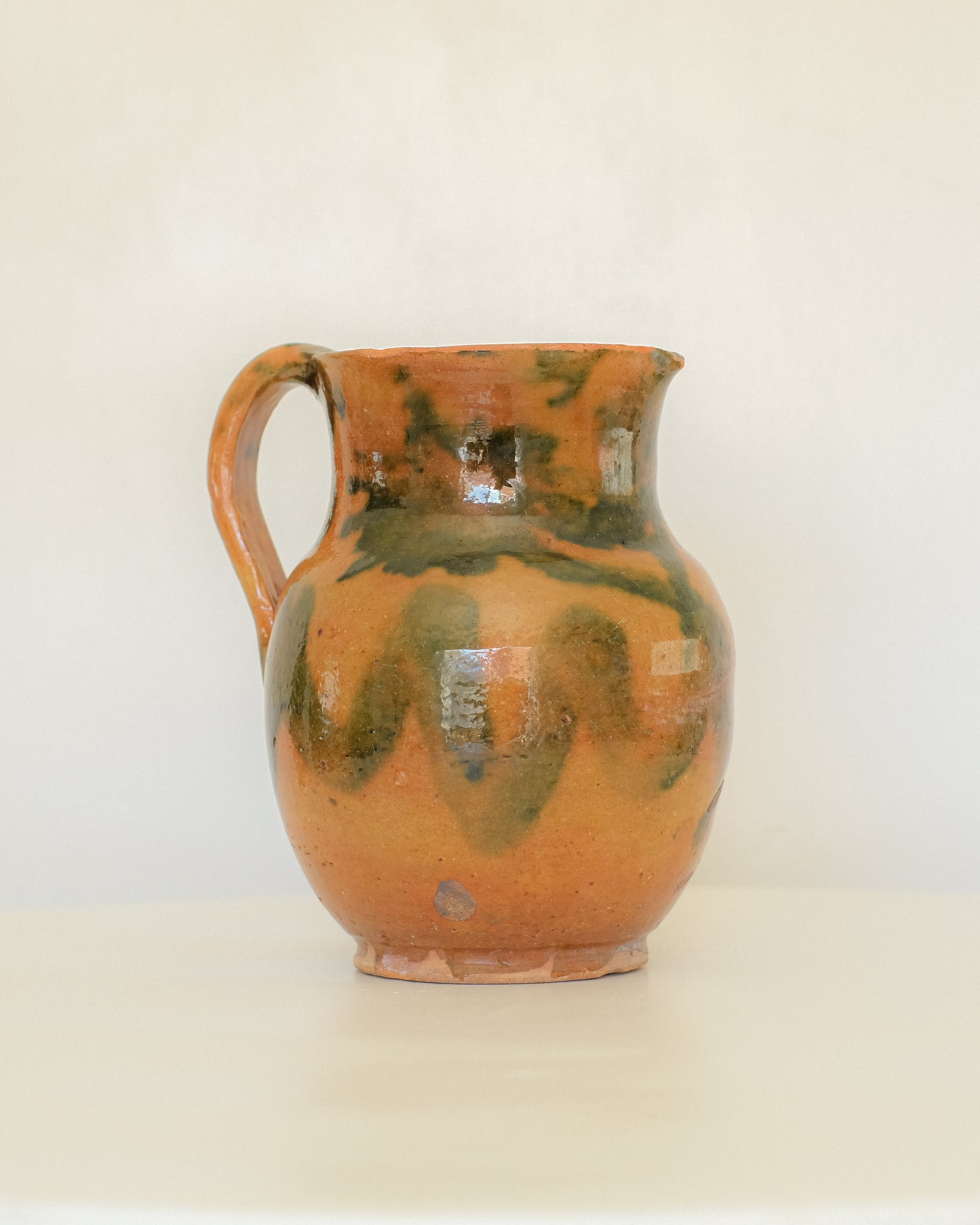 Terracotta Studio Pottery Pitcher