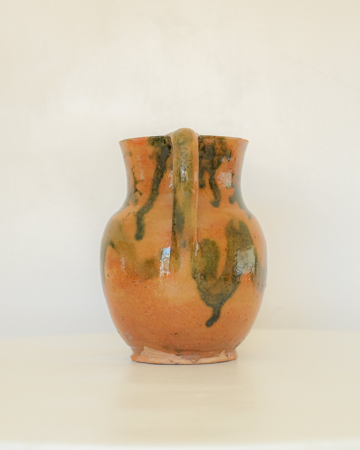 Terracotta Studio Pottery Pitcher