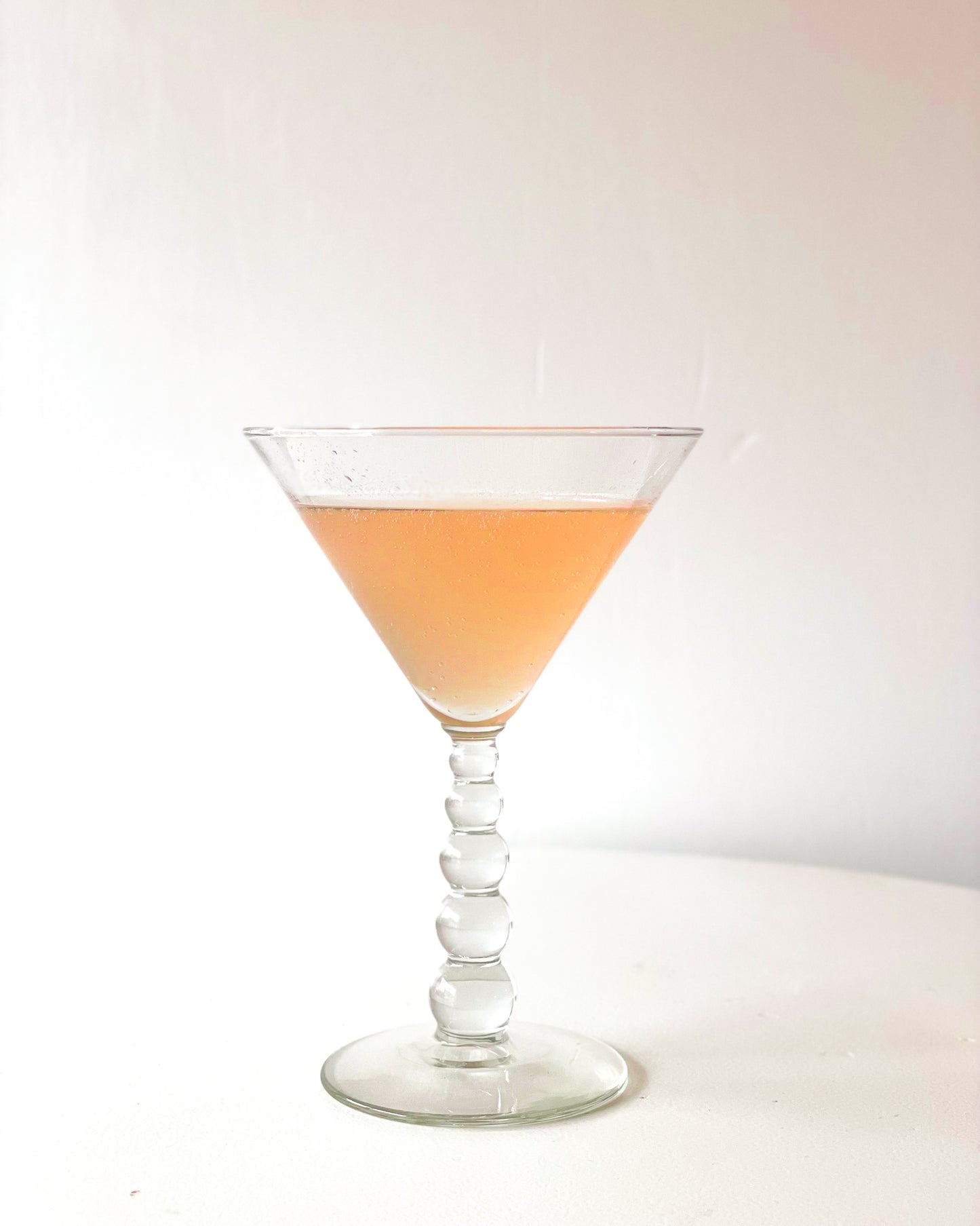 Beaded Stem Cocktail Glasses (set of 2)