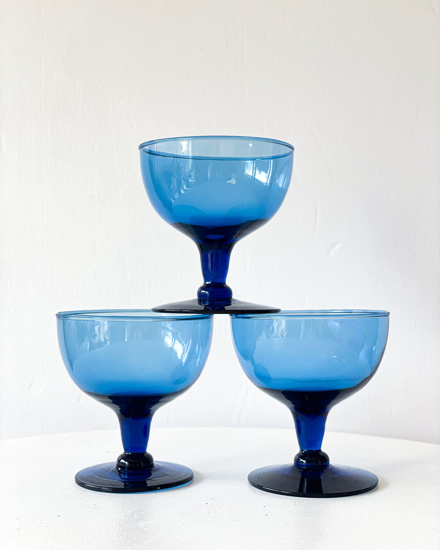 Blue Dessert Glasses (Set of 2)