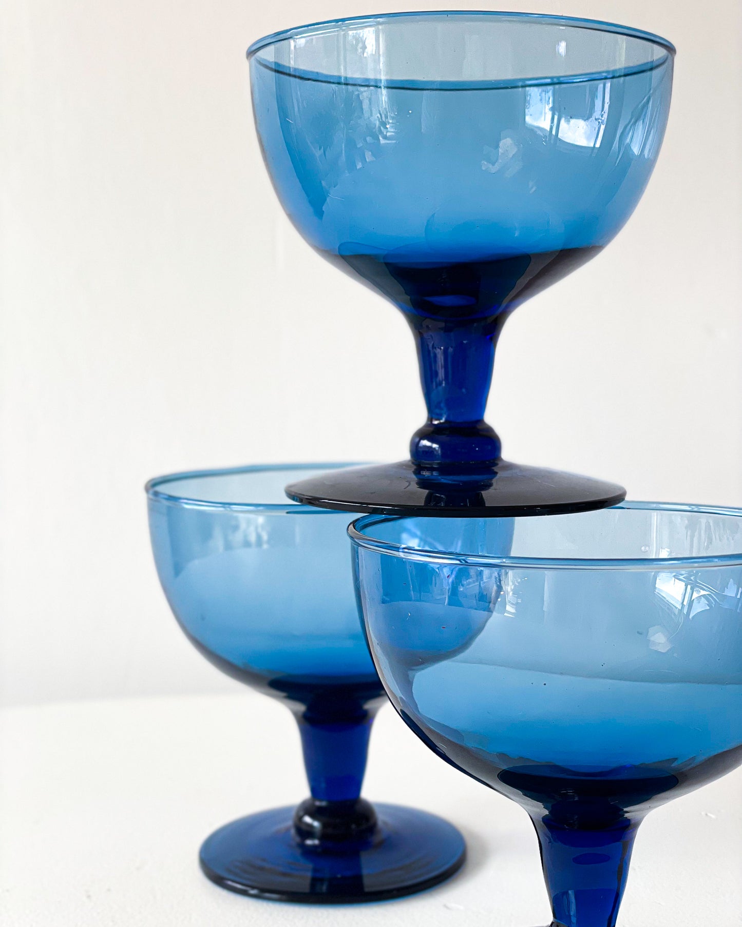 Blue Dessert Glasses (Set of 2)