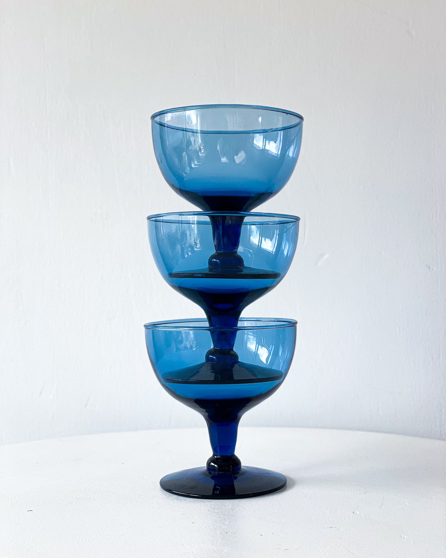 Blue Dessert Glasses (Set of 2)