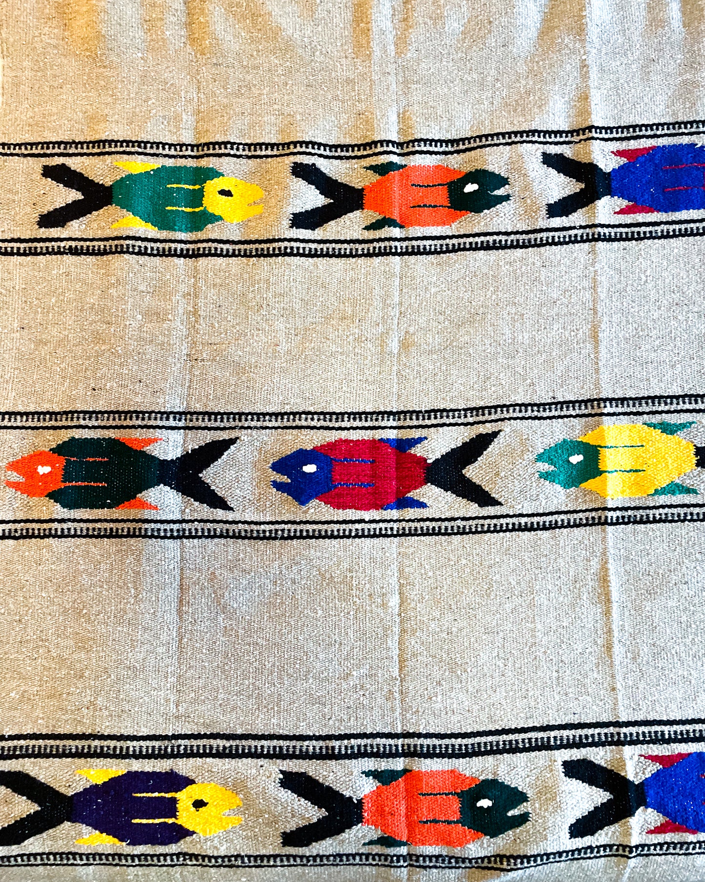 Mexican Fish Blanket or Rug