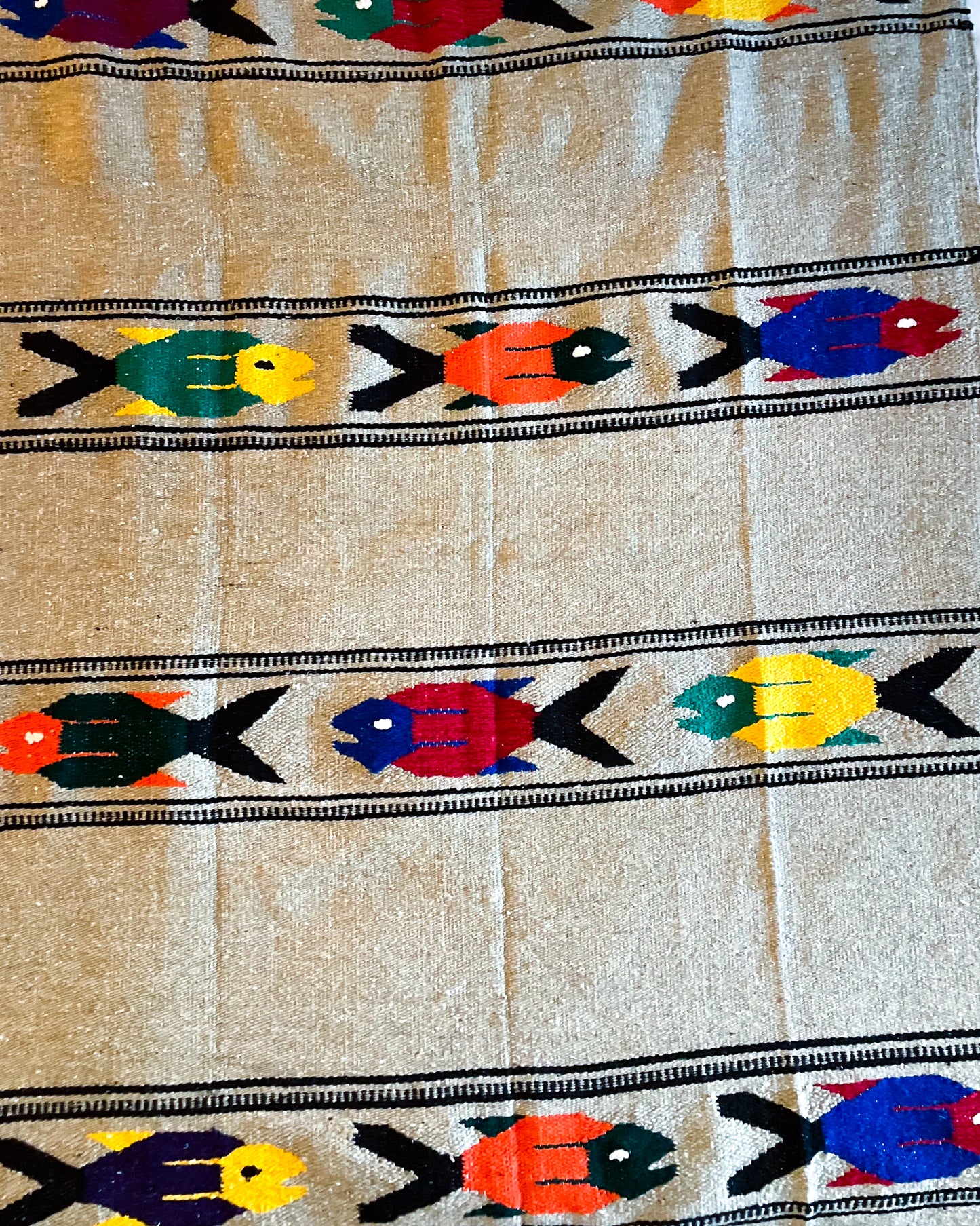 Mexican Fish Blanket or Rug