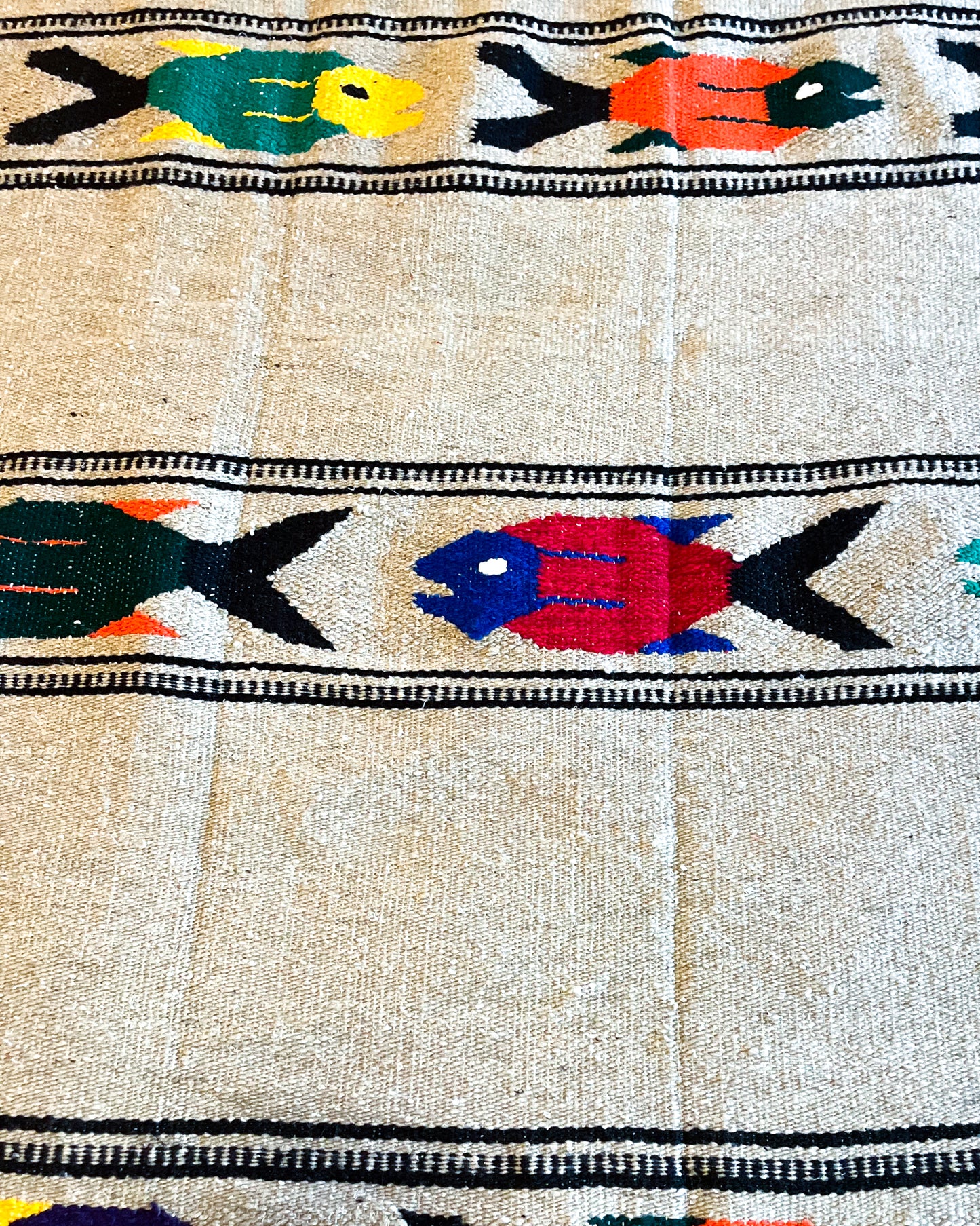 Mexican Fish Blanket or Rug