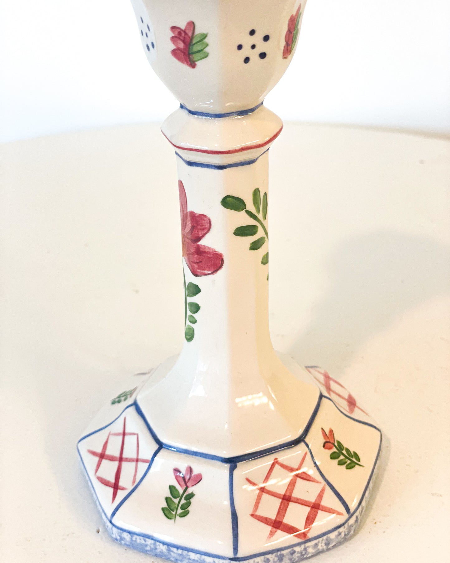 Hand-painted Candlestick Holder
