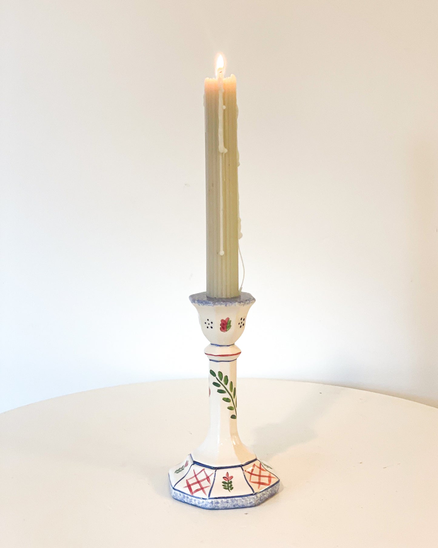 Hand-painted Candlestick Holder