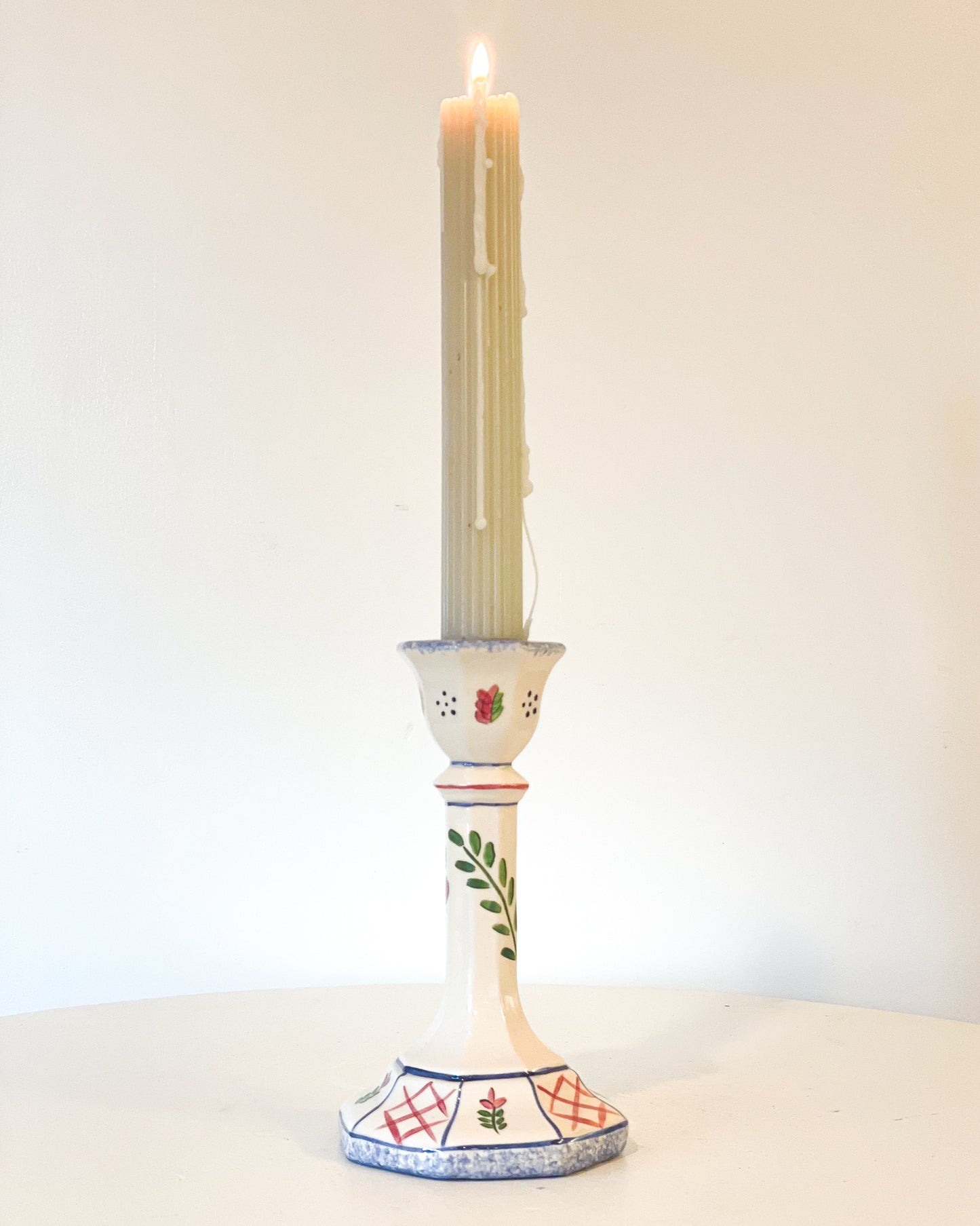 Hand-painted Candlestick Holder