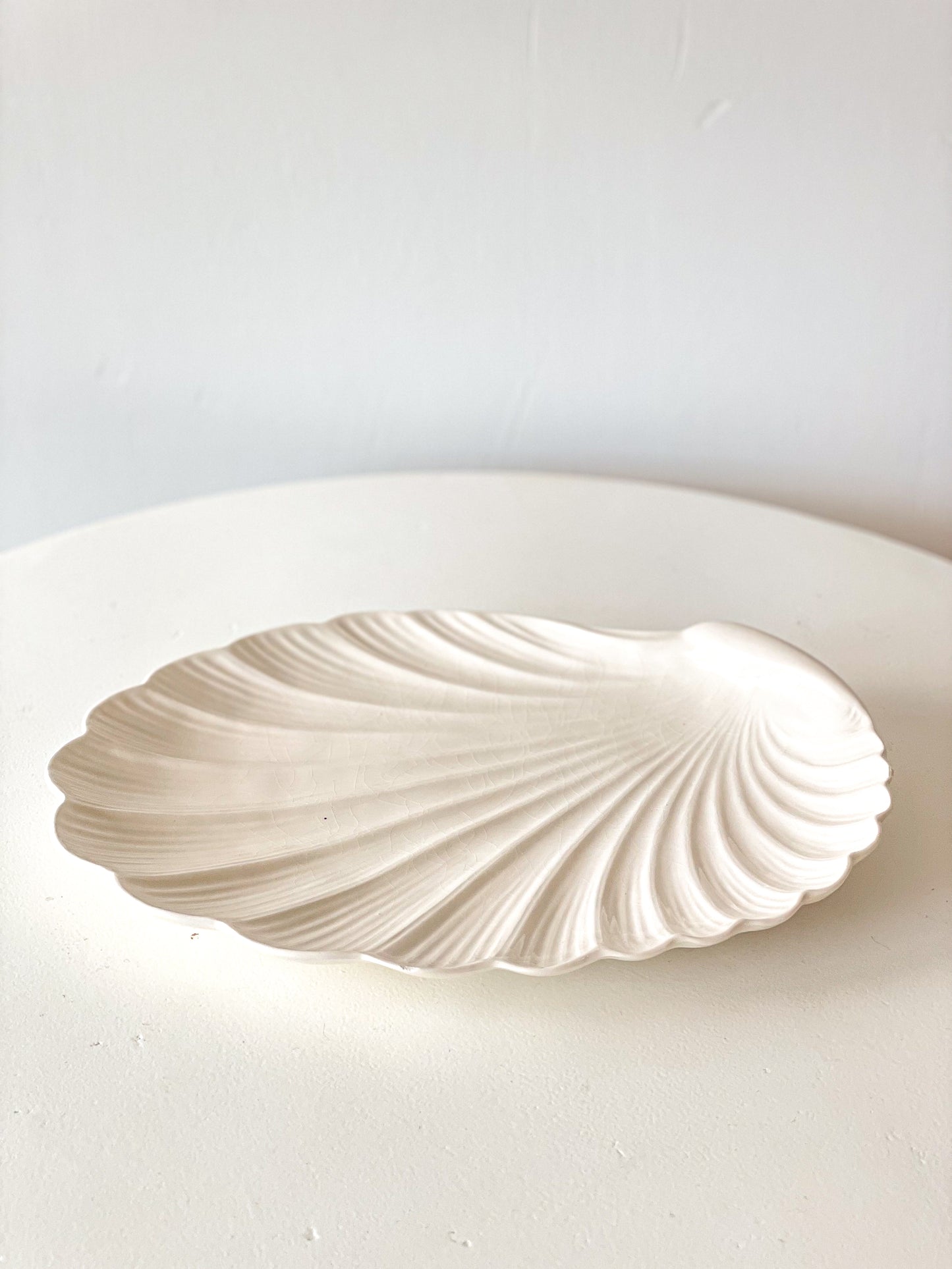 Cream Shell Platter