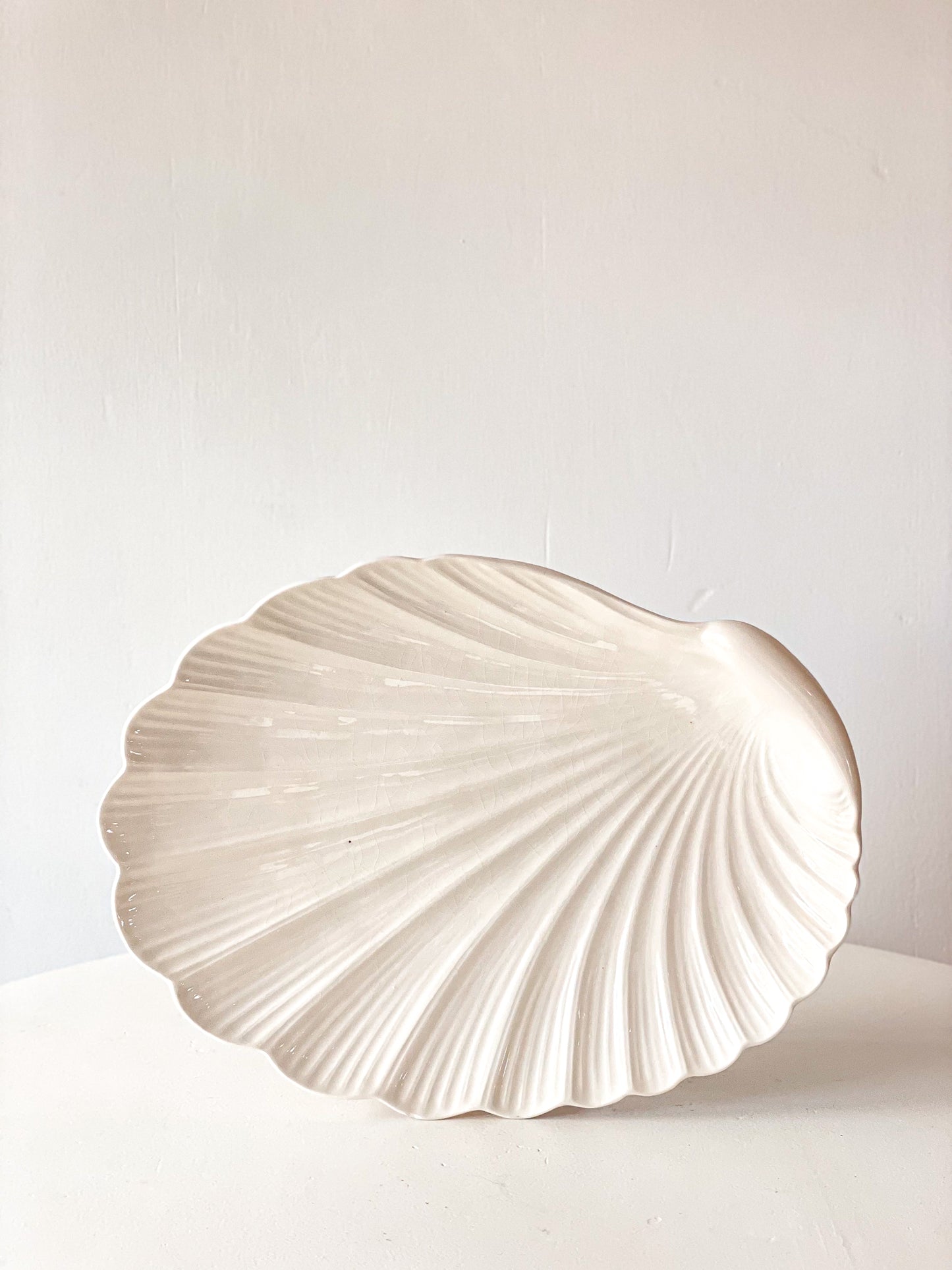 Cream Shell Platter