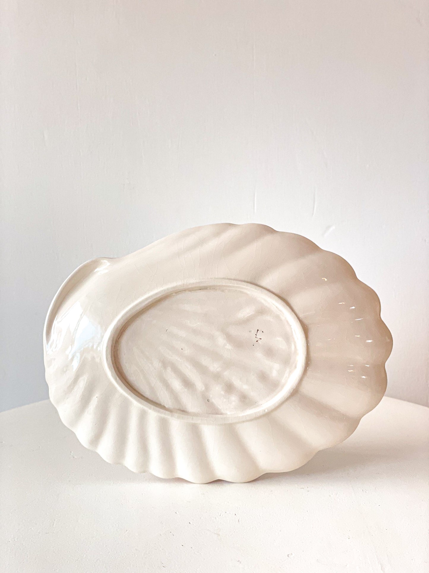 Cream Shell Platter