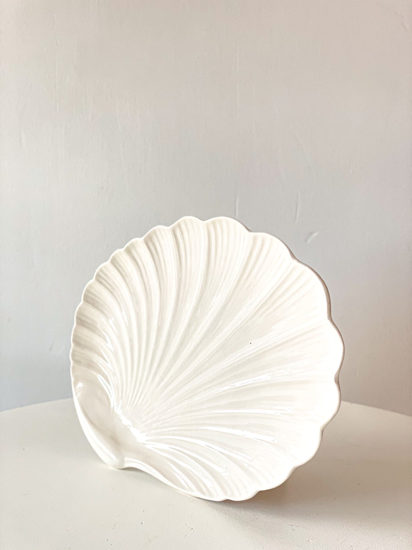 Cream Shell Platter