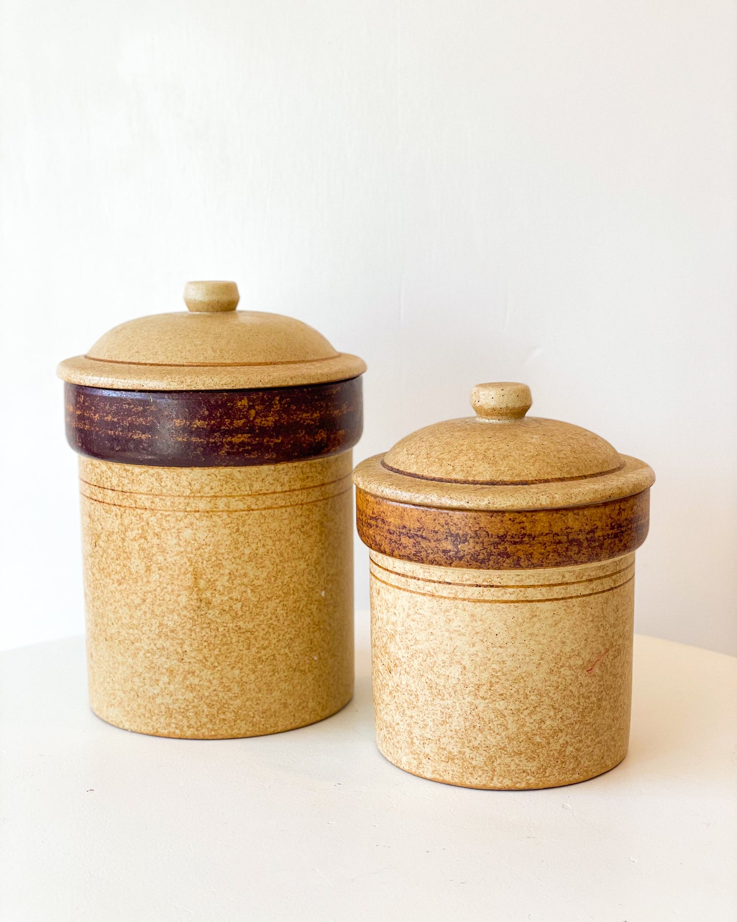 Stoneware Storage Containers (Set of 2)